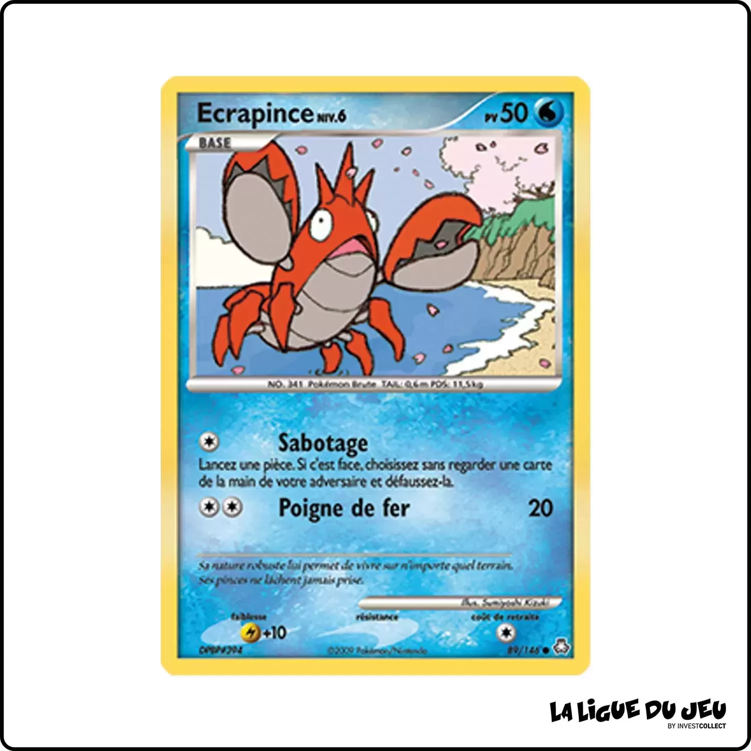 Commune - Pokemon - Éveil des Légendes - Ecrapince 89/146 Pokemon Company - 1