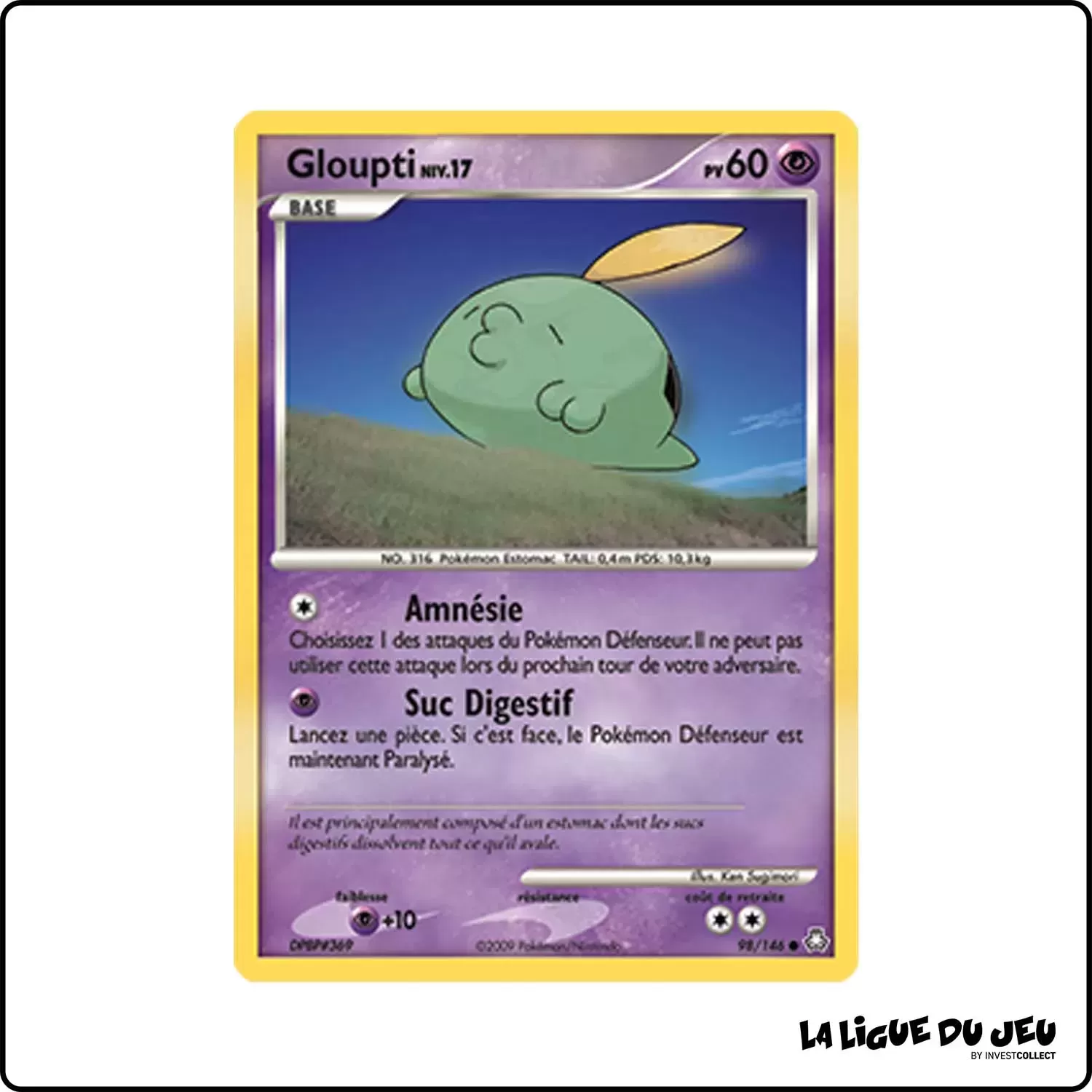 Commune - Pokemon - Éveil des Légendes - Gloupti 98/146 Pokemon Company - 1