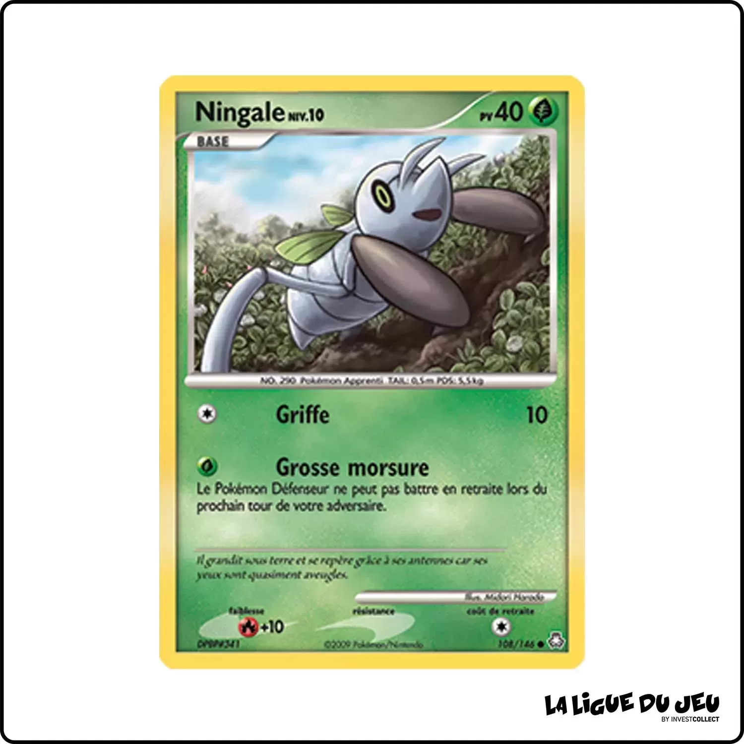 Commune - Pokemon - Éveil des Légendes - Ningale 108/146 Pokemon Company - 1