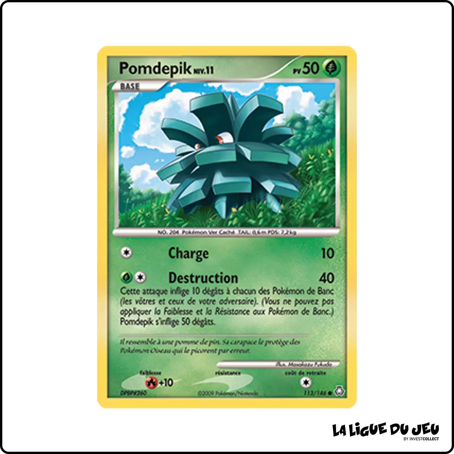 Commune - Pokemon - Éveil des Légendes - Pomdepik 113/146 Pokemon Company - 1