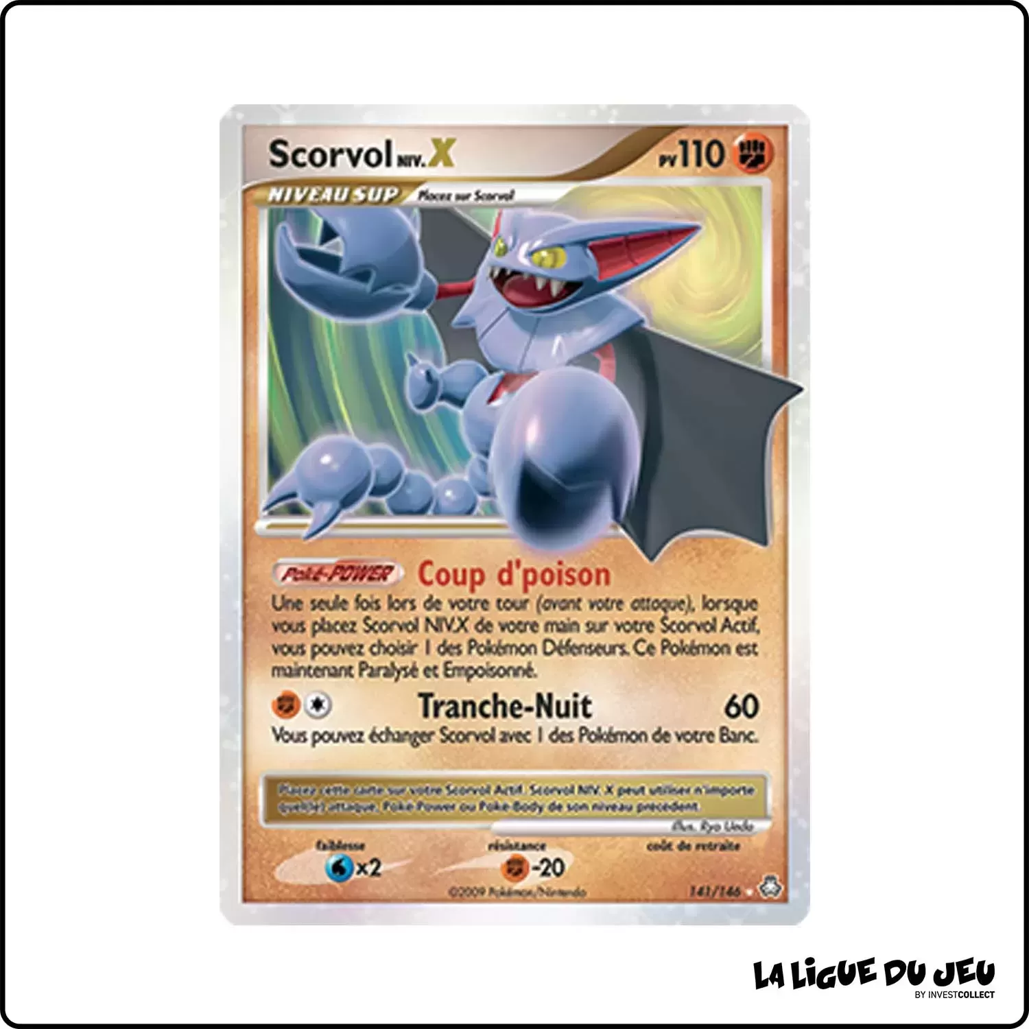 Ultra - Pokemon - Éveil des Légendes - Scorvol NIV.X 141/146 Pokemon Company - 1