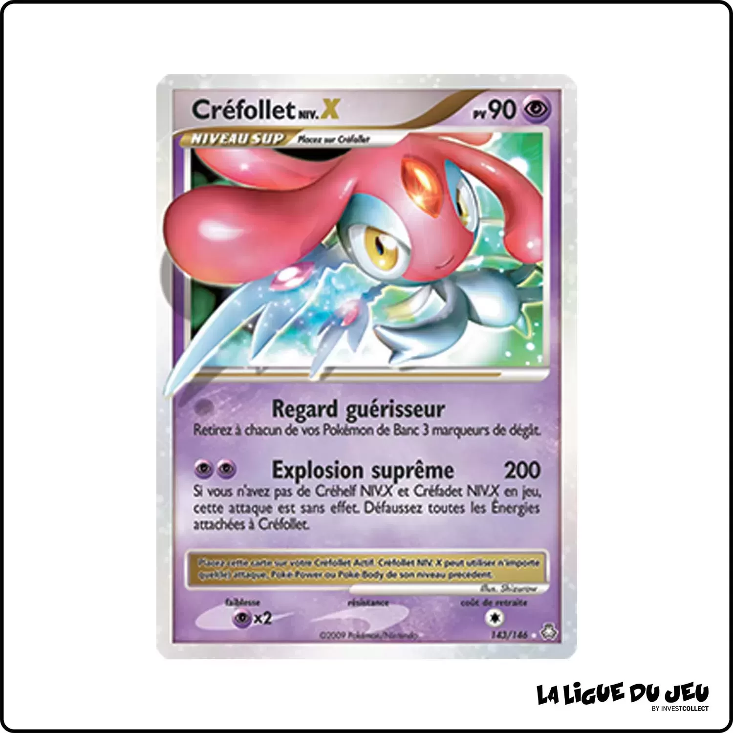 Ultra - Pokemon - Éveil des Légendes - Créfollet NIV.X 143/146 Pokemon Company - 1