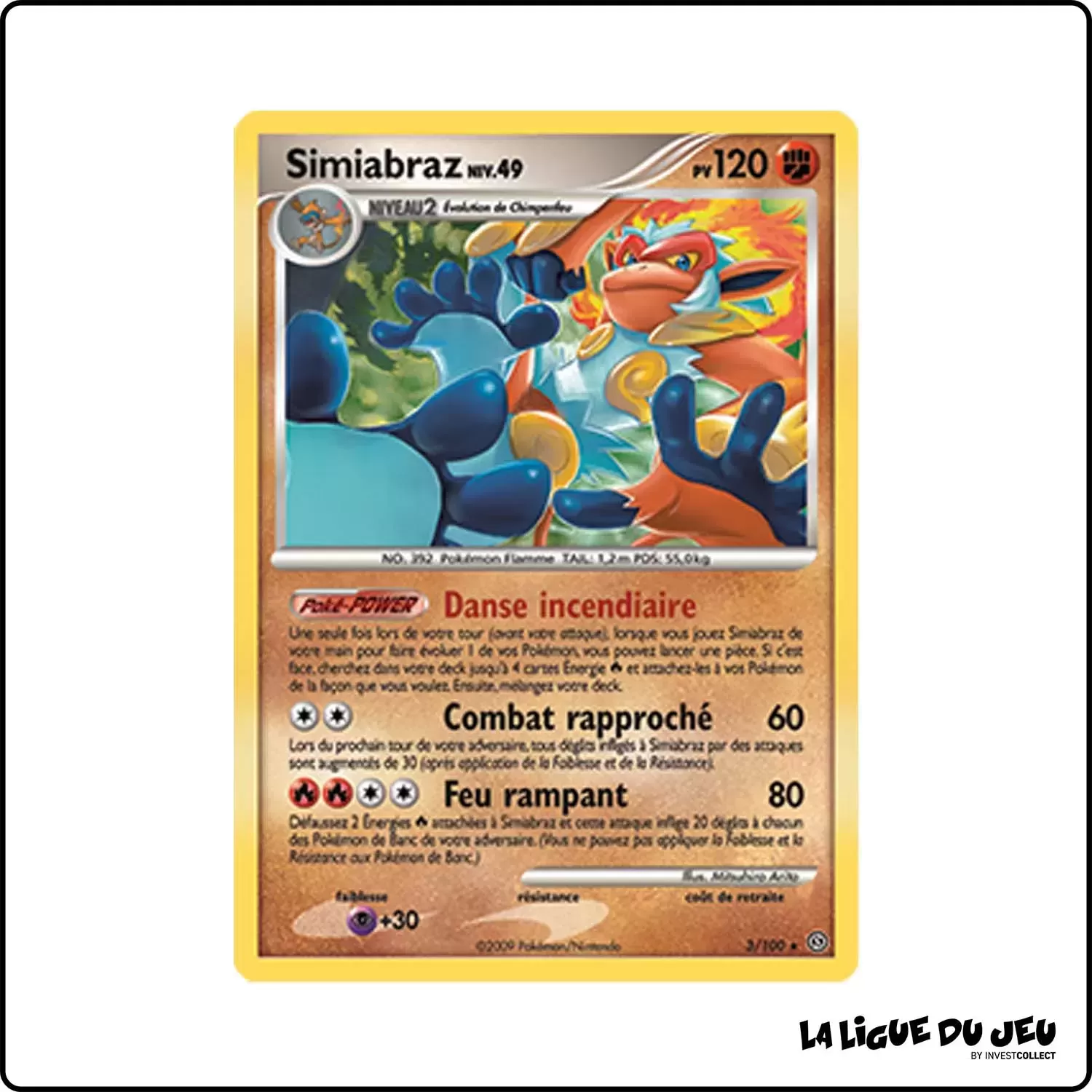 Holo - Pokemon - Tempête - Simiabraz 3/100 Pokemon Company - 1