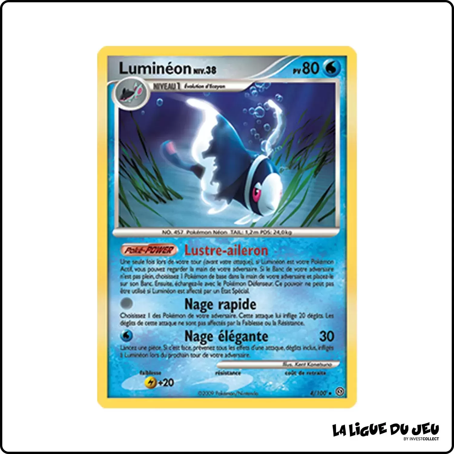 Holo - Pokemon - Tempête - Luminéon 4/100 Pokemon Company - 1