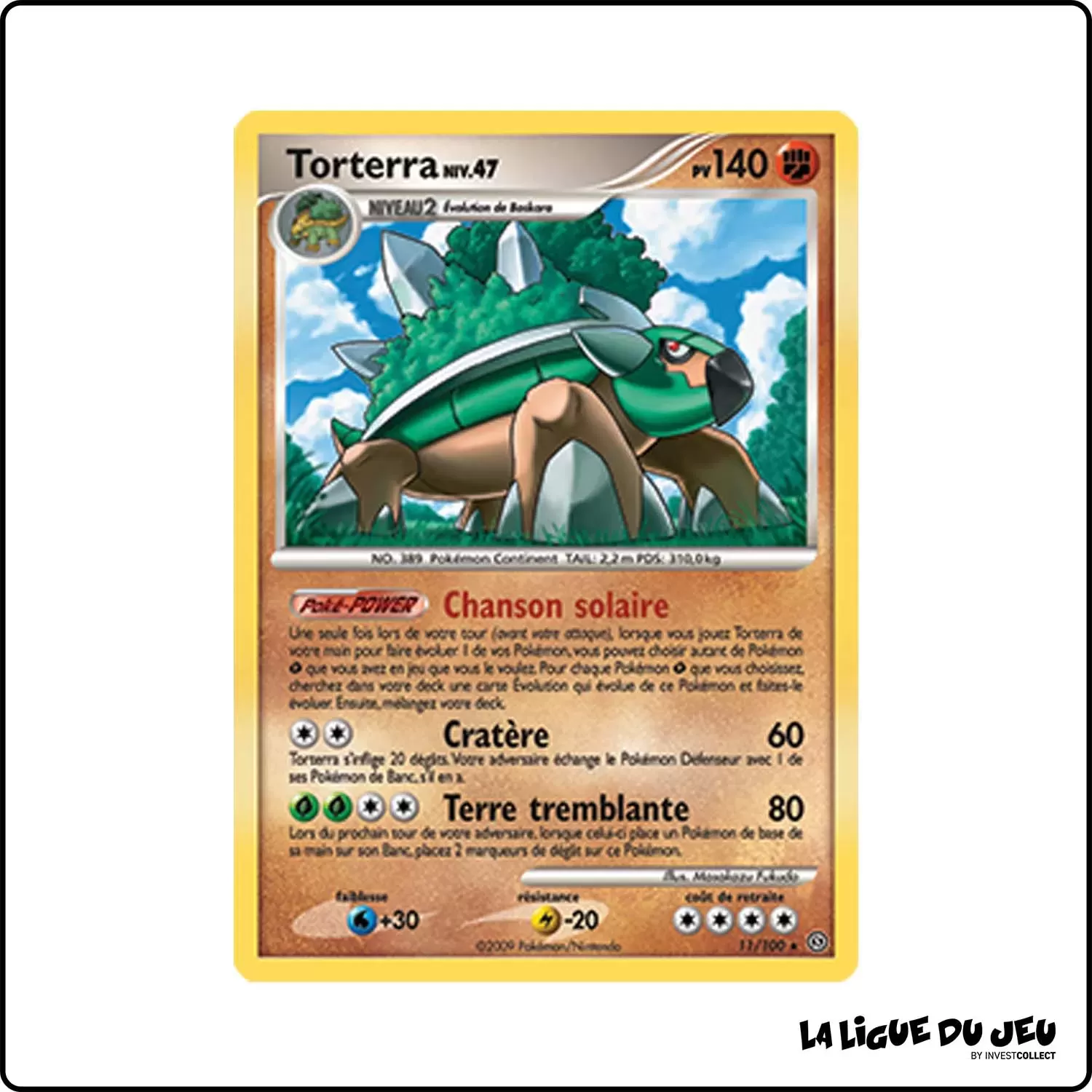 Holo - Pokemon - Tempête - Torterra 11/100 Pokemon Company - 1