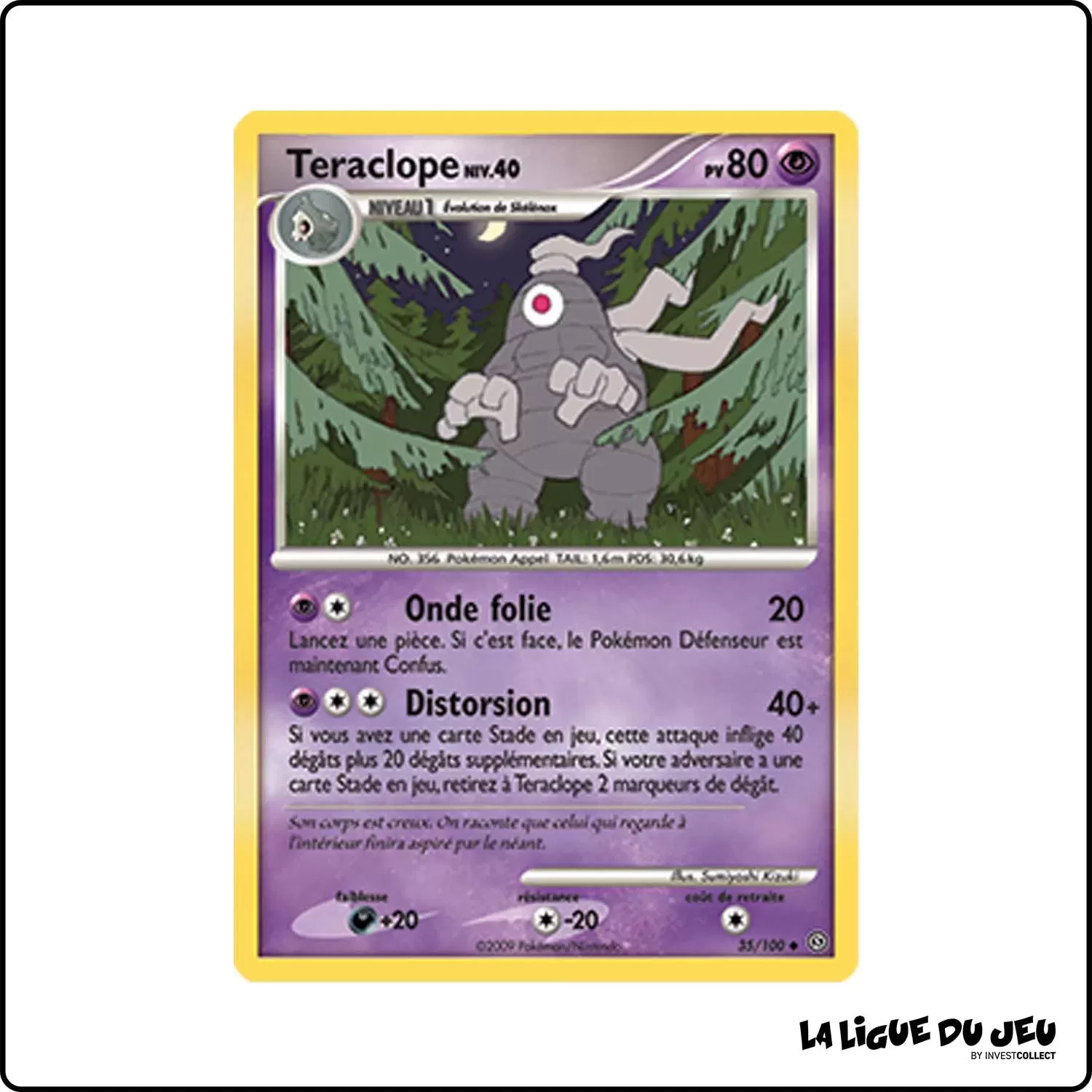 Peu commune - Pokemon - Tempête - Teraclope 35/100 Pokemon Company - 1