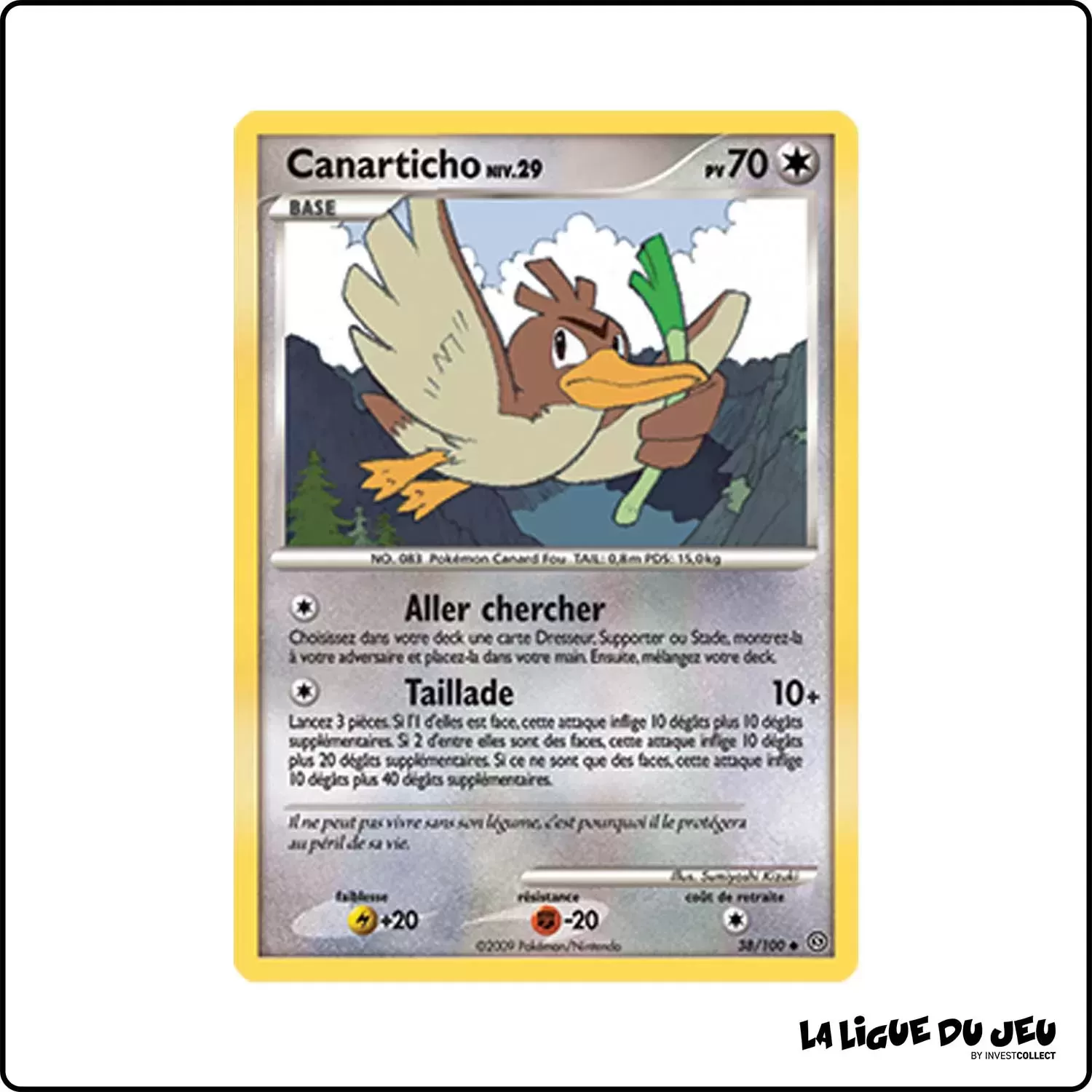 Peu commune - Pokemon - Tempête - Canarticho 38/100 Pokemon Company - 1