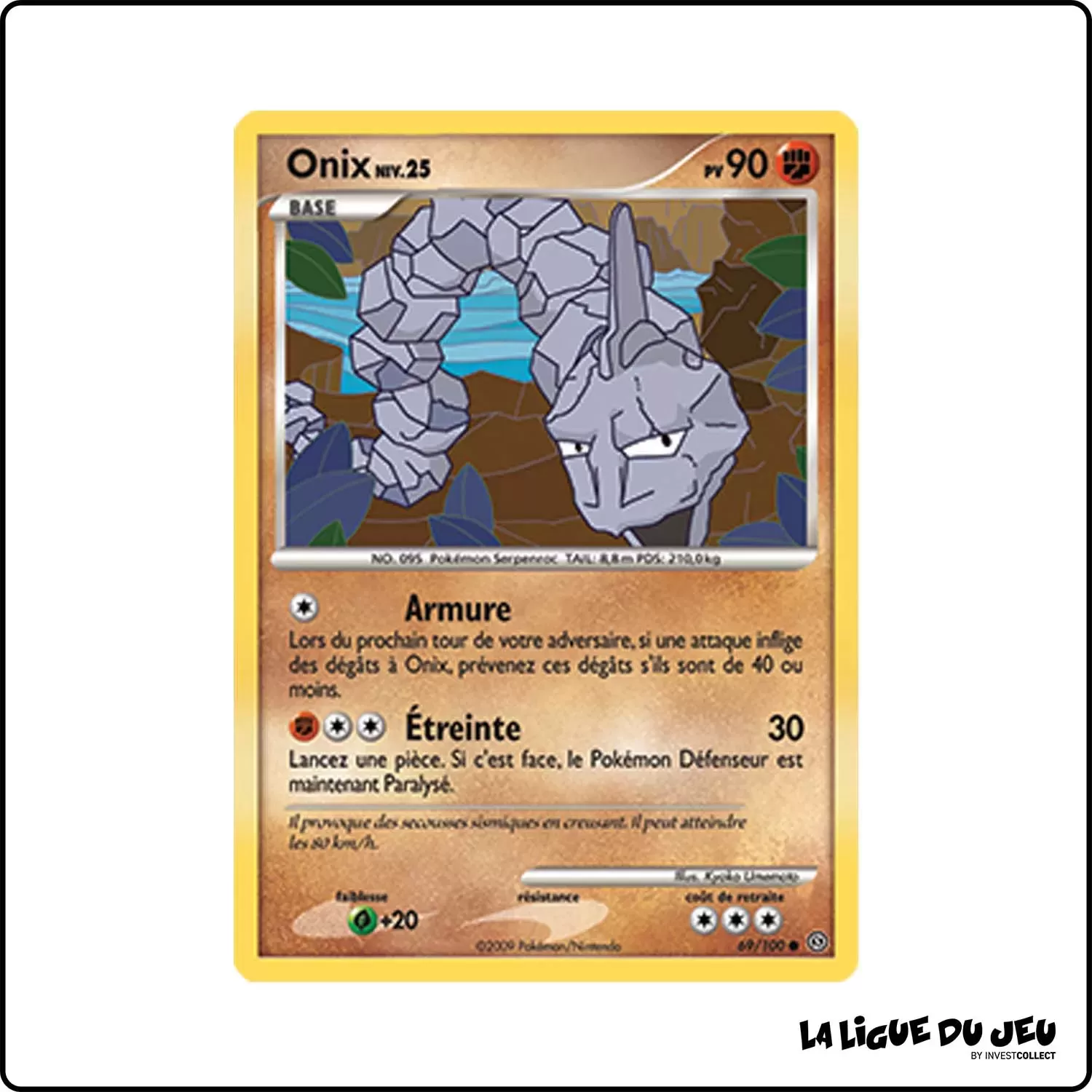 Commune - Pokemon - Tempête - Onix 69/100 Pokemon Company - 1