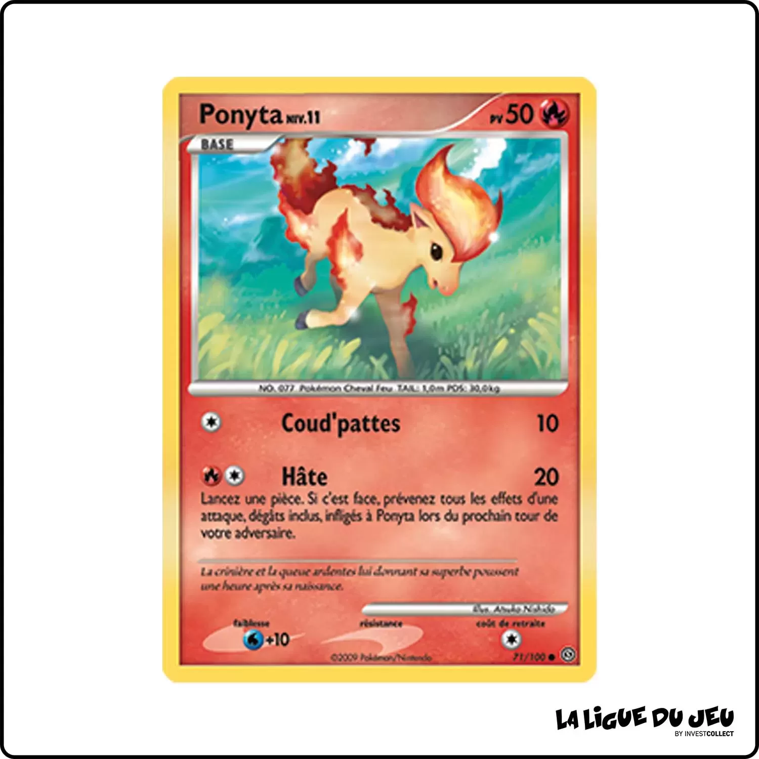 Commune - Pokemon - Tempête - Ponyta 71/100 Pokemon Company - 1