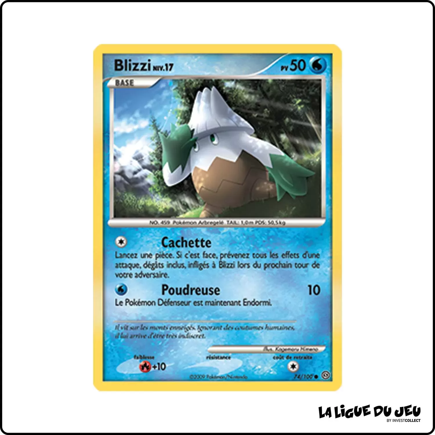 Commune - Pokemon - Tempête - Blizzi 74/100 Pokemon Company - 1