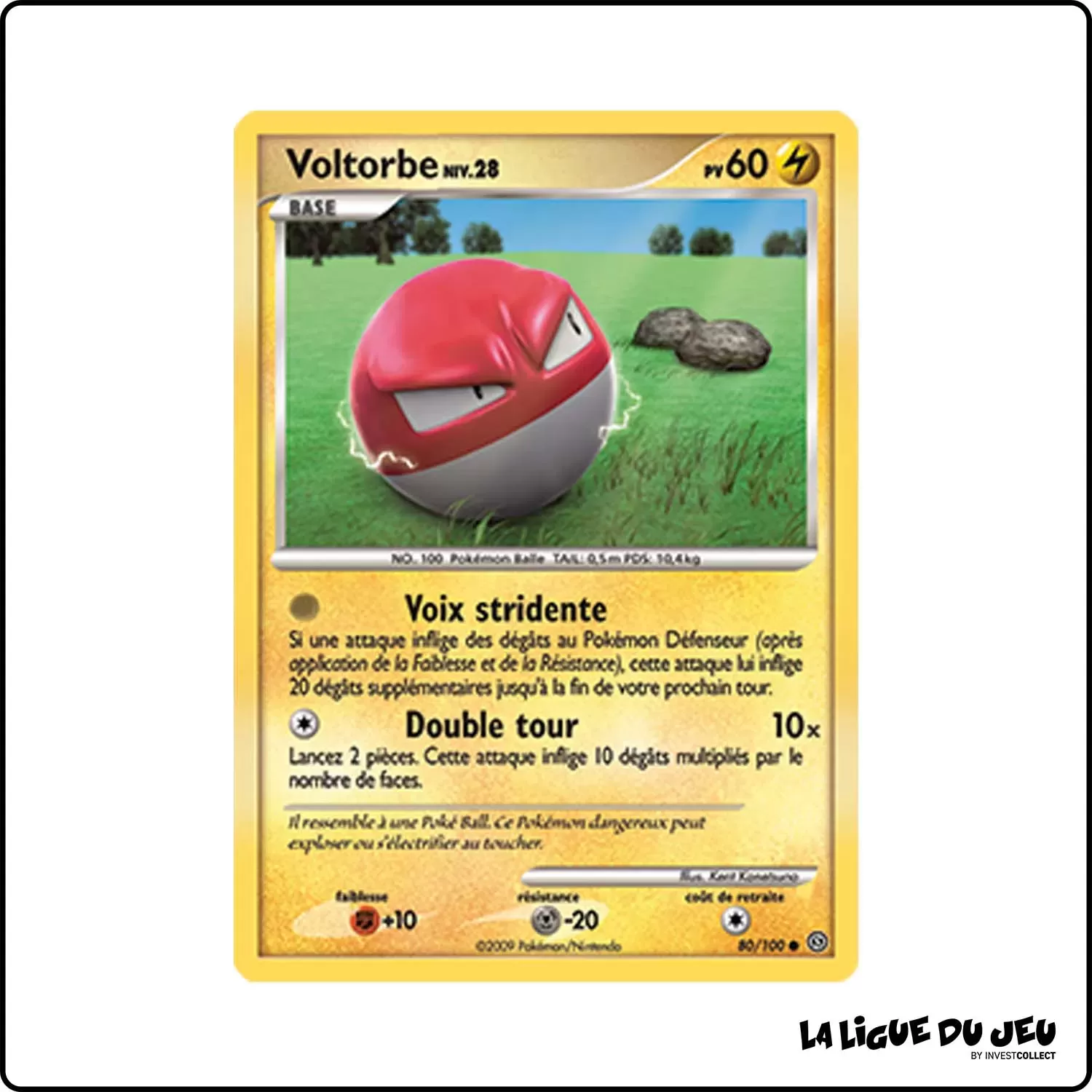 Commune - Pokemon - Tempête - Voltorbe 80/100 Pokemon Company - 1