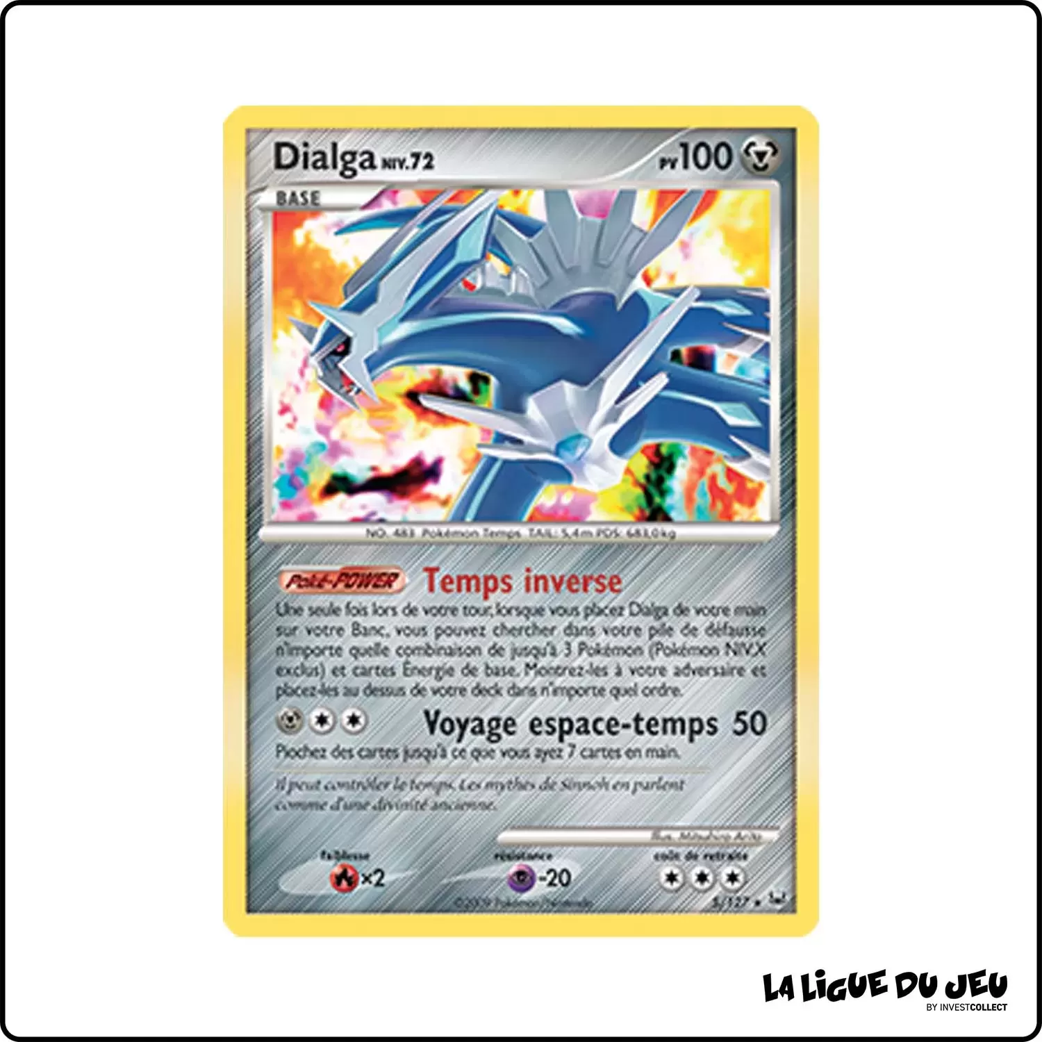 Holo - Pokemon - Platine de Base - Dialga 5/127 Pokemon Company - 1