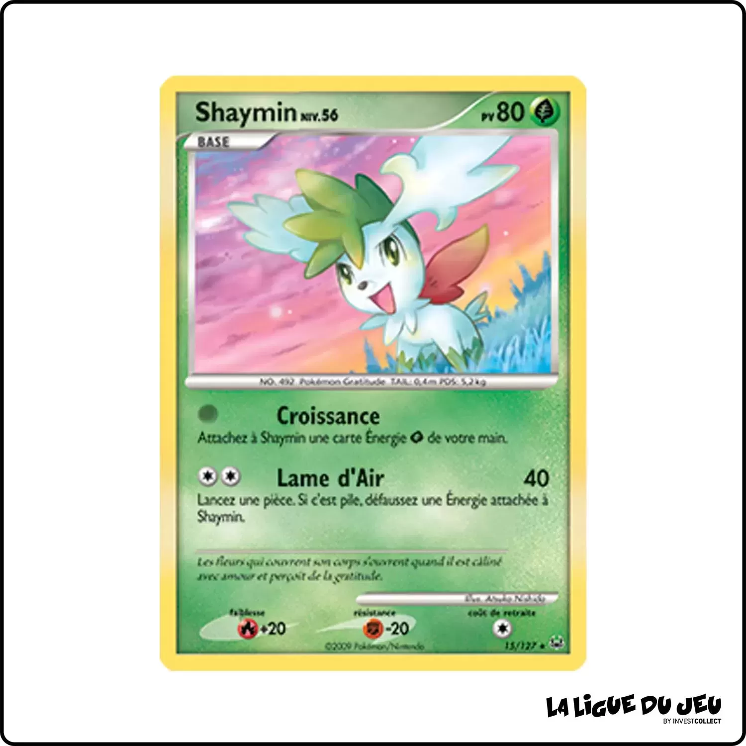 Holo - Pokemon - Platine de Base - Shaymin 15/127 Pokemon Company - 1