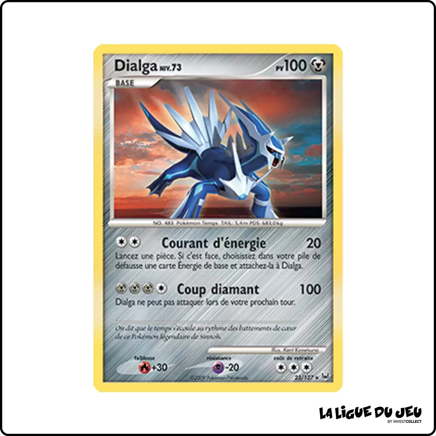 Rare - Pokemon - Platine de Base - Dialga 23/127 Pokemon Company - 1