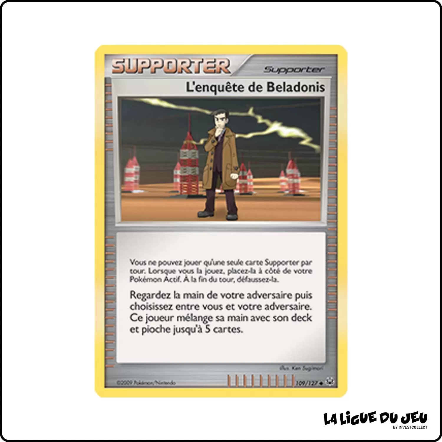 Peu commune - Pokemon - Platine de Base - L'enquête de Beladonis 109/127 Pokemon Company - 1