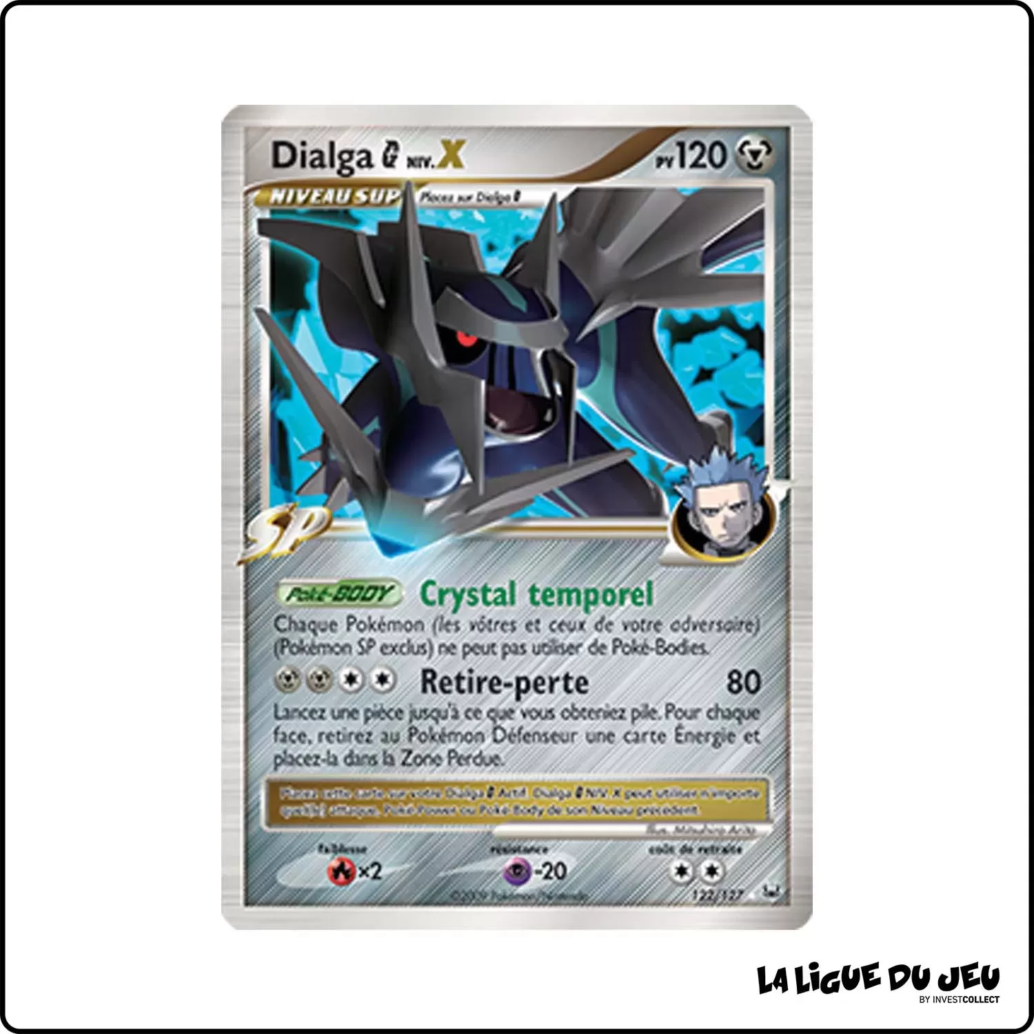 Ultra - Pokemon - Platine de Base - Dialga Galaxie NIV.X 122/127 Pokemon Company - 1