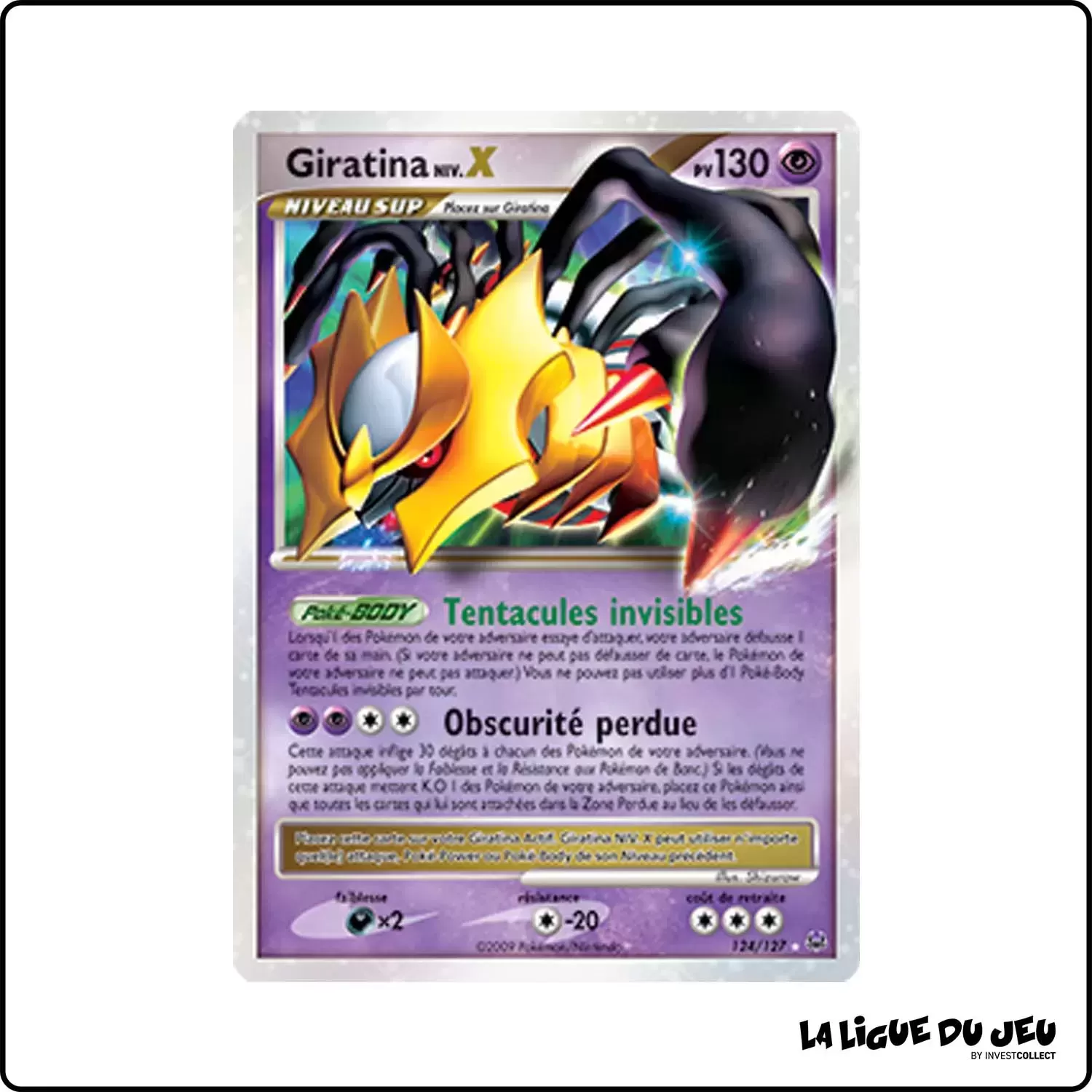 Ultra - Pokemon - Platine de Base - Giratina NIV.X 124/127 Pokemon Company - 1