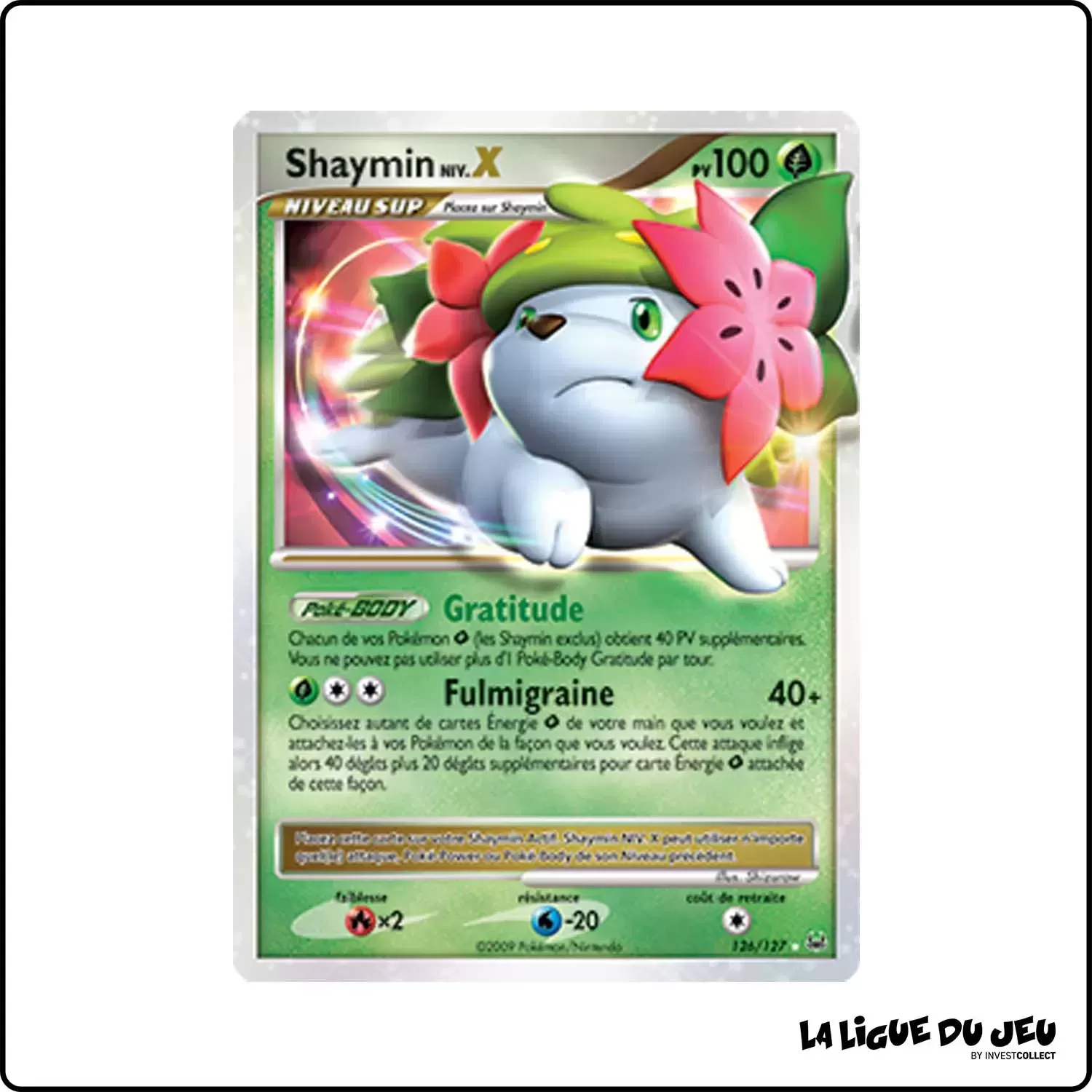 Ultra - Pokemon - Platine de Base - Shaymin NIV.X 126/127 Pokemon Company - 1