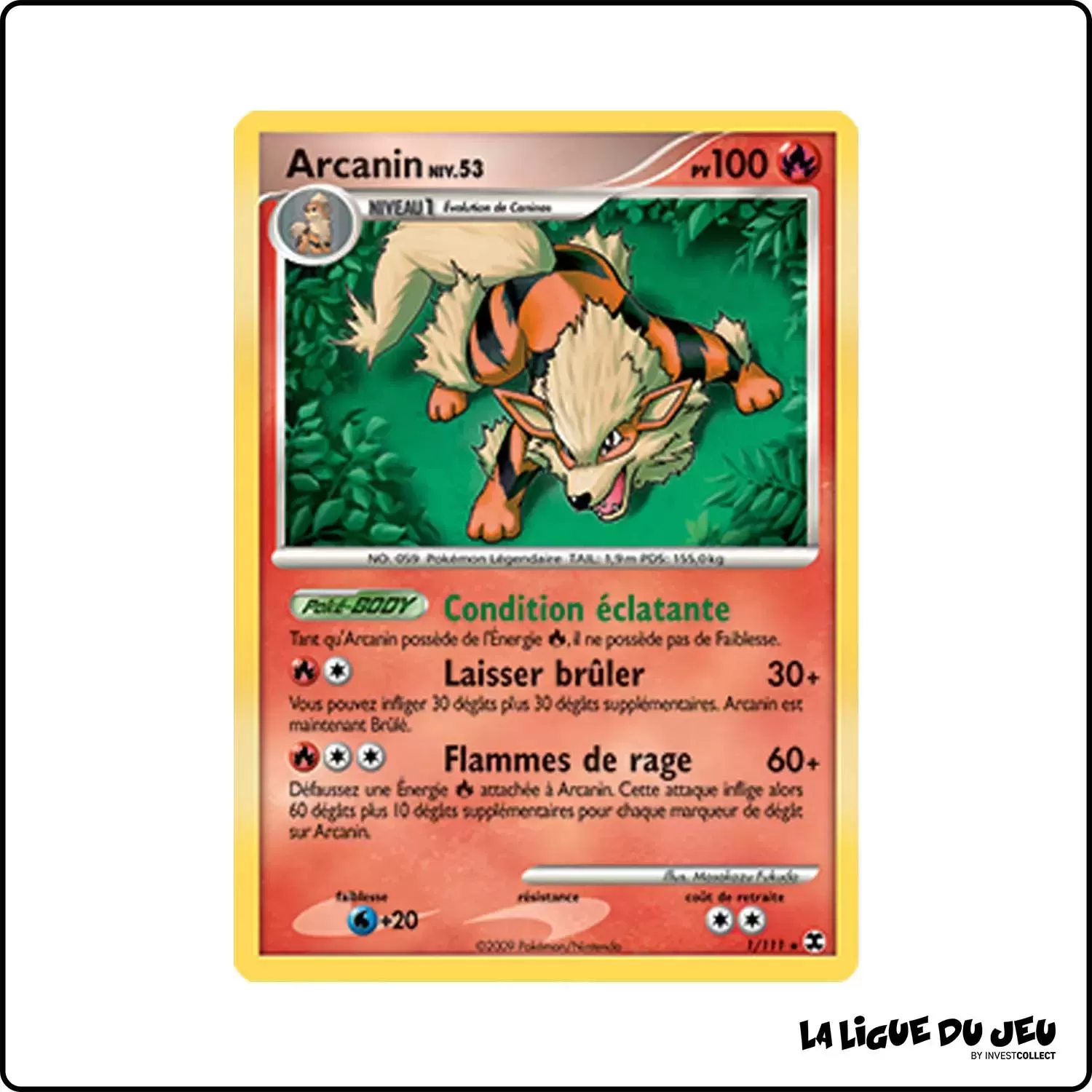 Holo - Pokemon - Rivaux Émergeants - Arcanin 1/111 Pokemon Company - 1