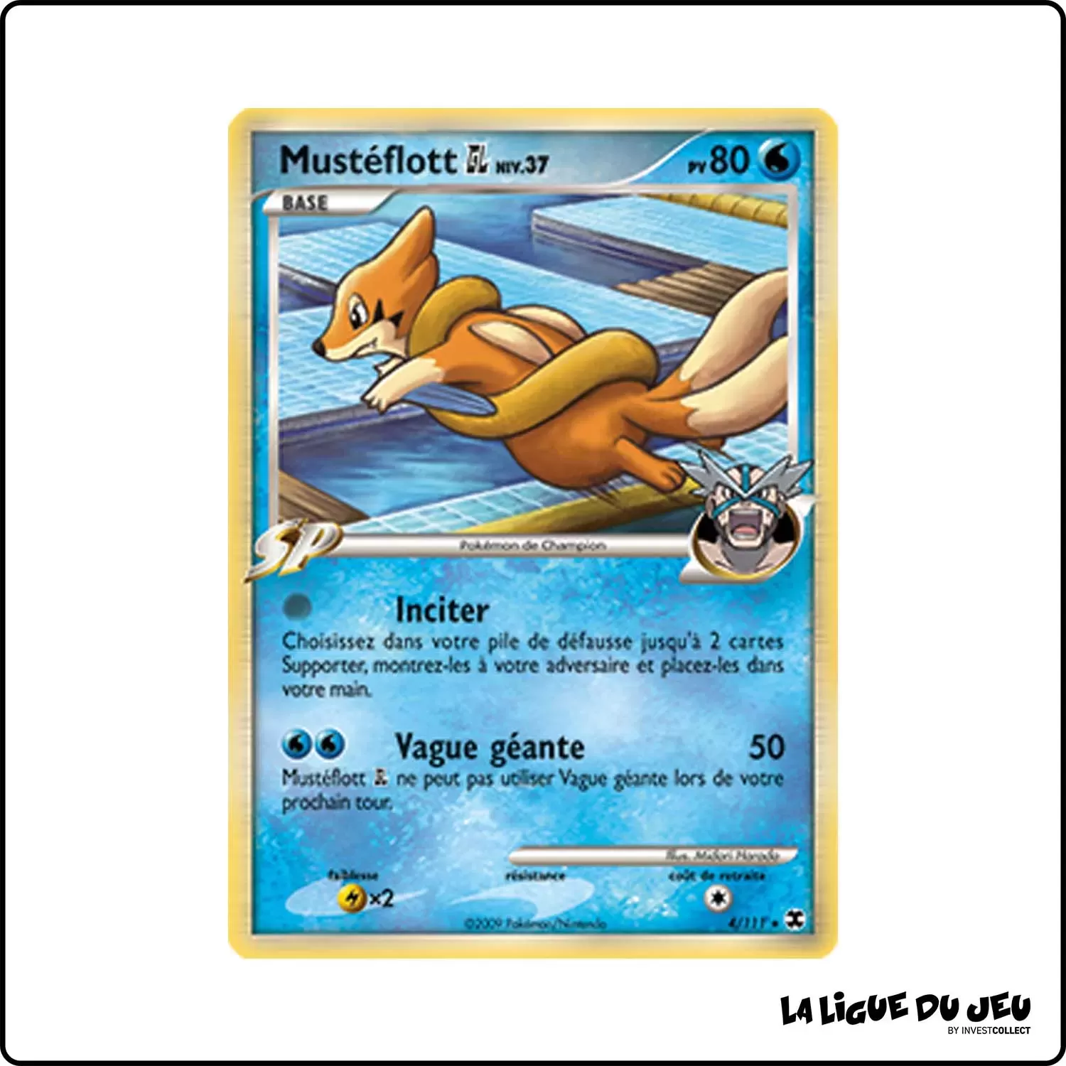 Holo - Pokemon - Rivaux Émergeants - Mustéflott Gym Leader 4/111 Pokemon Company - 1