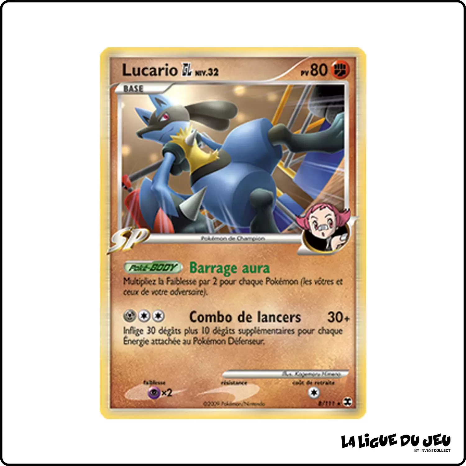 Holo - Pokemon - Rivaux Émergeants - Lucario Gym Leader 8/111 Pokemon Company - 1