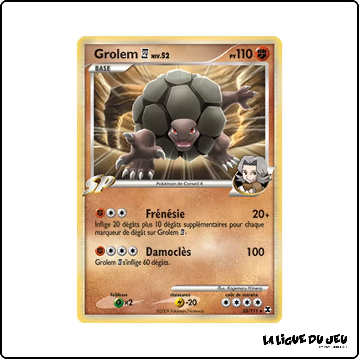 Rare - Pokemon - Rivaux Émergeants - Grolem Conseil 4 23/111 Pokemon Company - 1