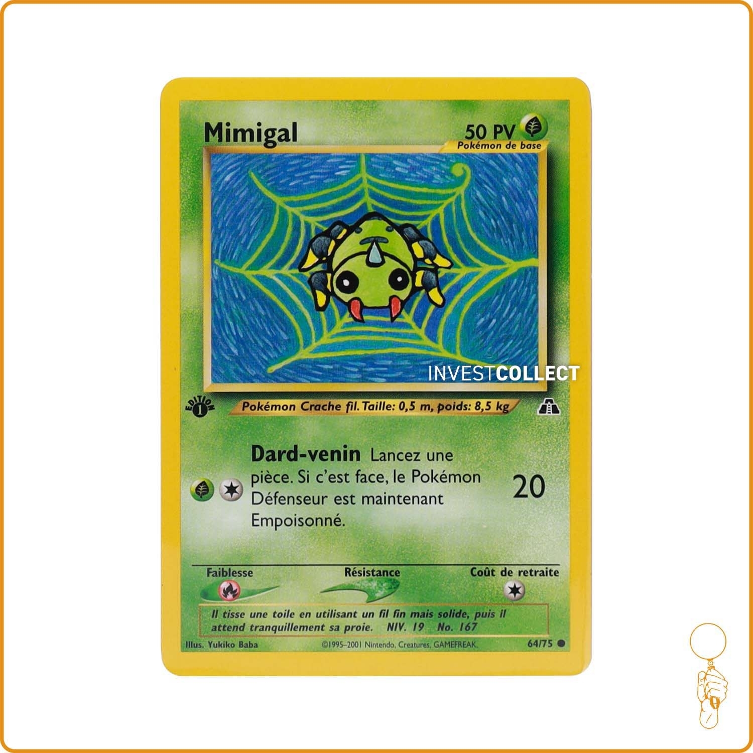 Commune - Pokemon - Neo Discovery - Mimigal 64/75 Wizards - 1