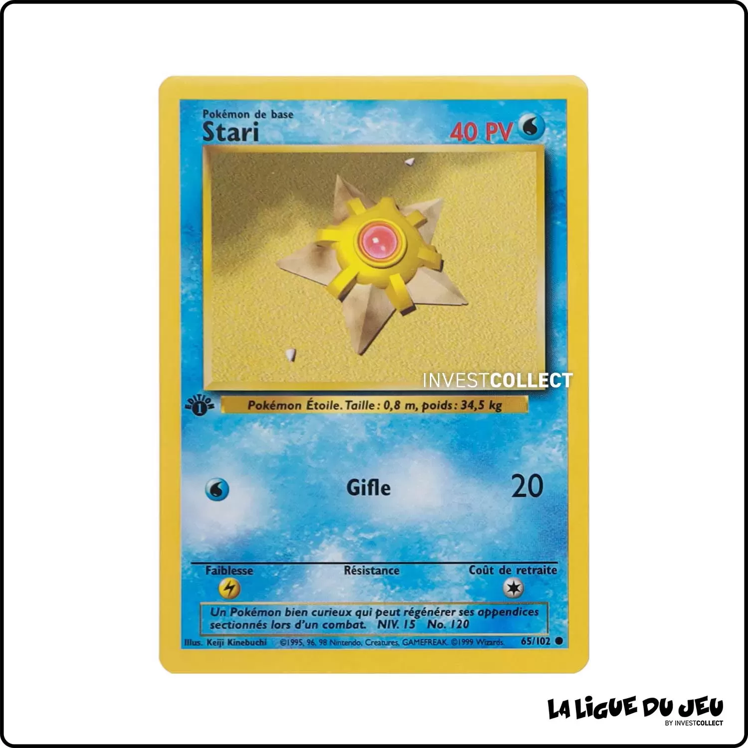 Commune - Pokemon - Set de Base - Stari 65/102 Wizards - 1