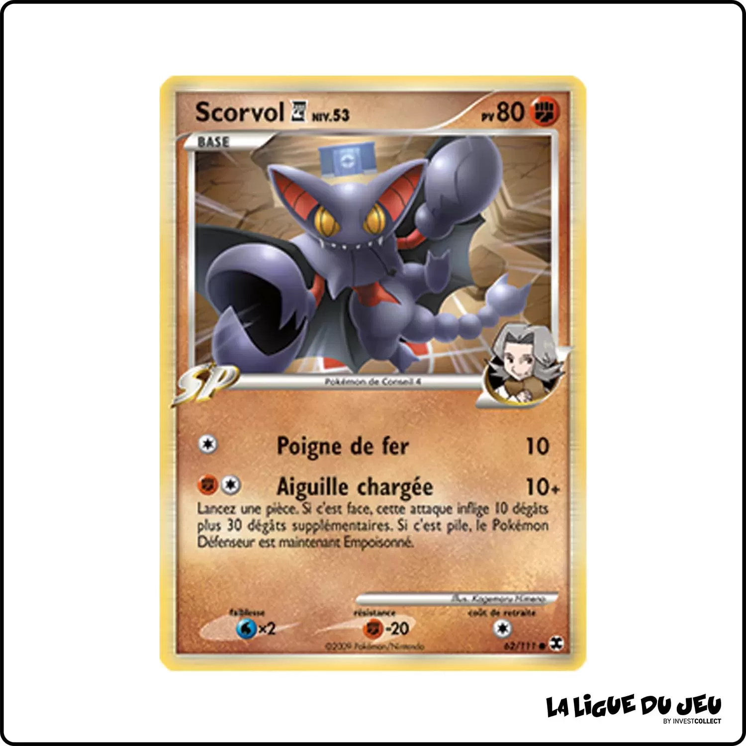 Commune - Pokemon - Rivaux Émergeants - Scorvol Conseil 4 62/111 Pokemon Company - 1