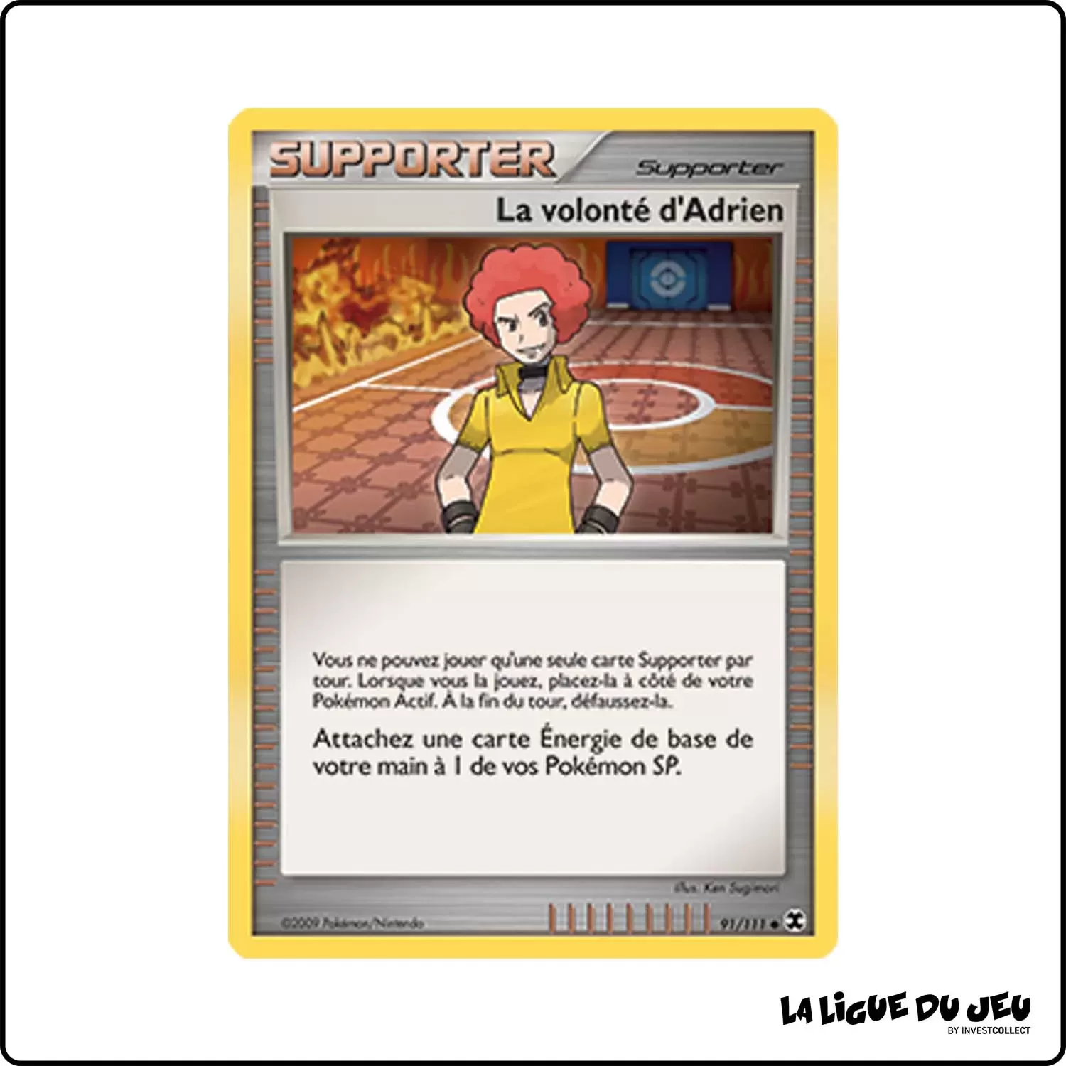 Peu commune - Pokemon - Rivaux Émergeants - La volonté d'Adrien 91/111 Pokemon Company - 1