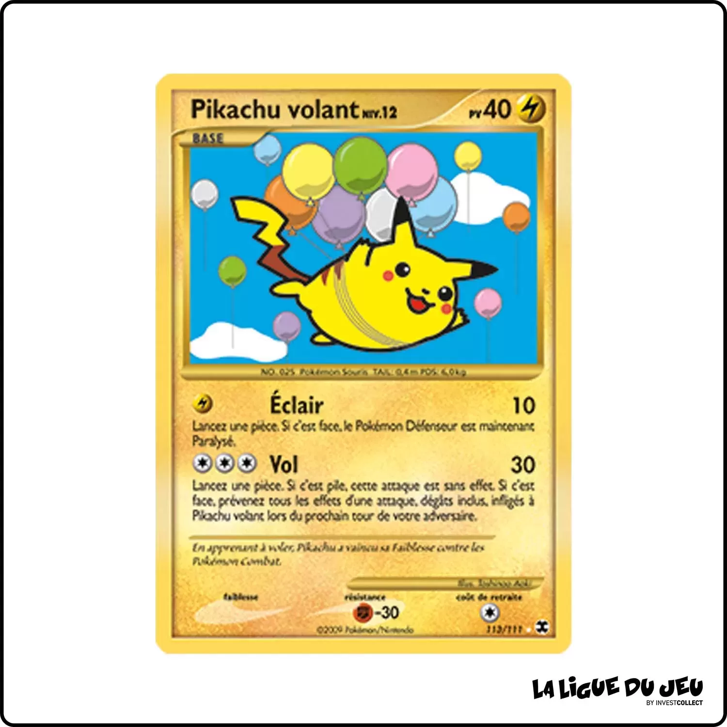 Secrete - Pokemon - Rivaux Émergeants - Pikachu volant 113/111 Pokemon Company - 1