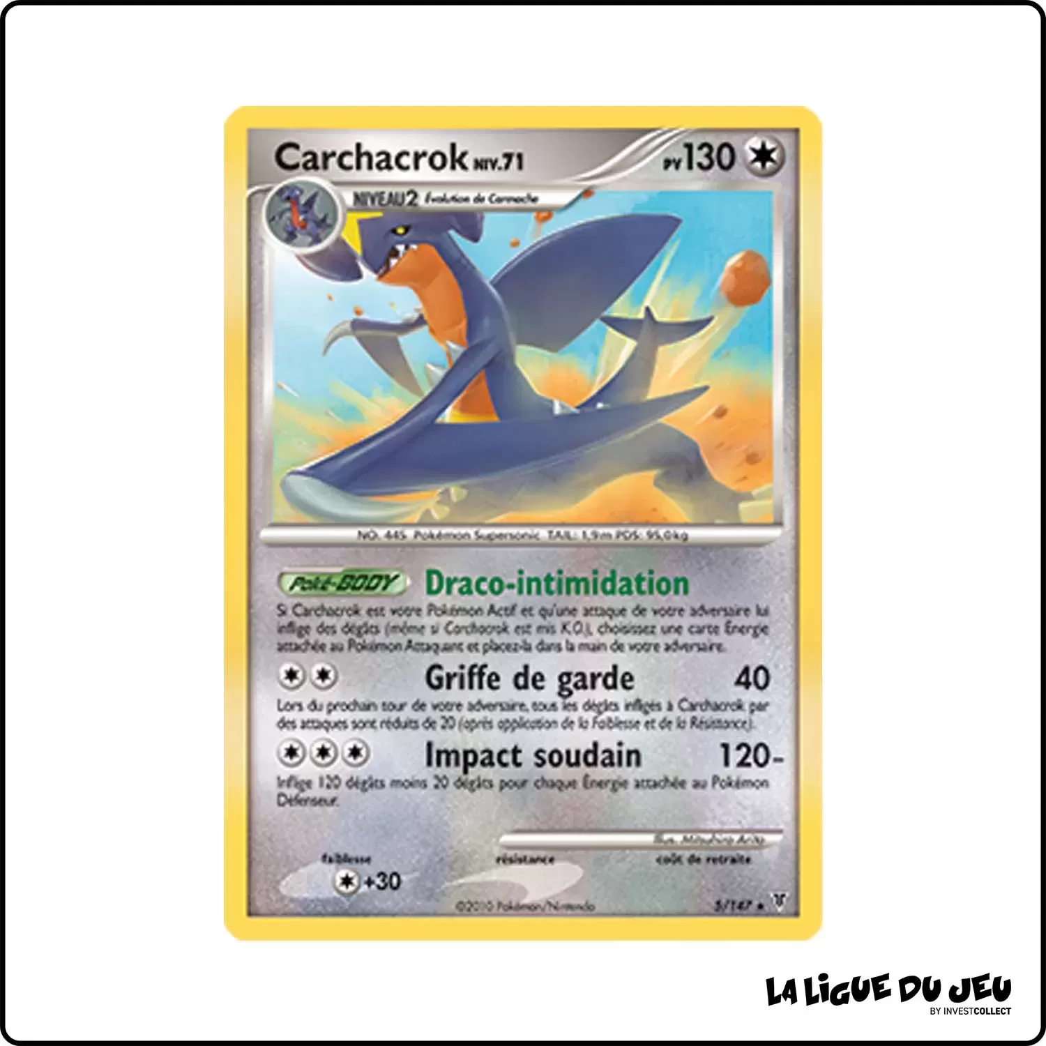 Holo - Pokemon - Vainqueurs Suprêmes - Carchacrok 5/147 Pokemon Company - 1