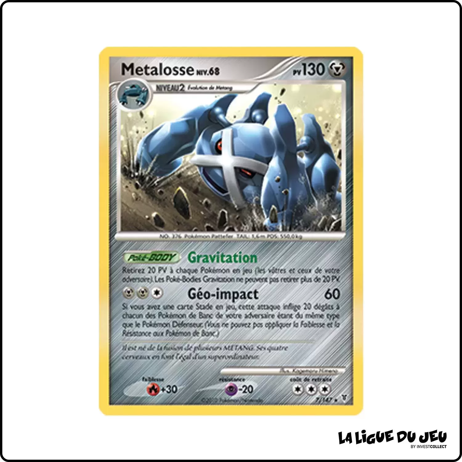 Holo - Pokemon - Vainqueurs Suprêmes - Metalosse 7/147 Pokemon Company - 1