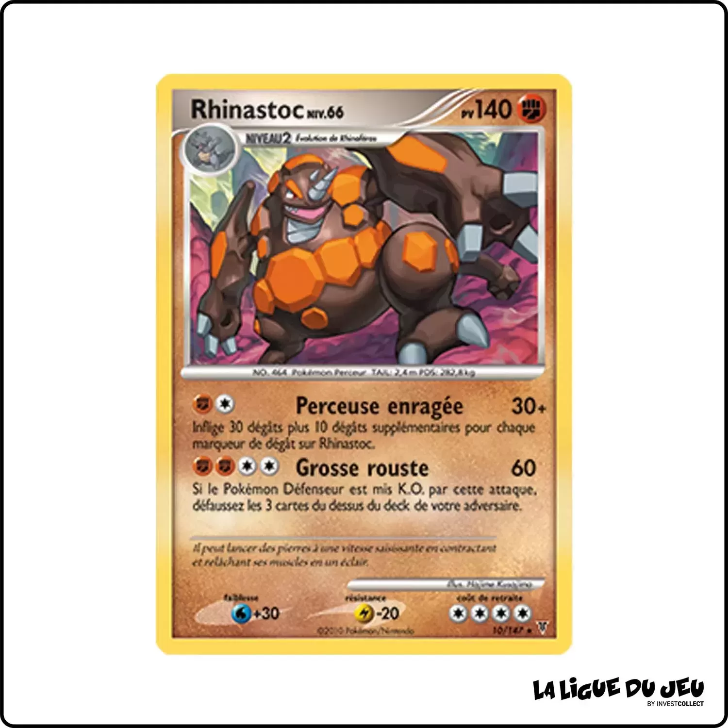 Holo - Pokemon - Vainqueurs Suprêmes - Rhinastoc 10/147 Pokemon Company - 1