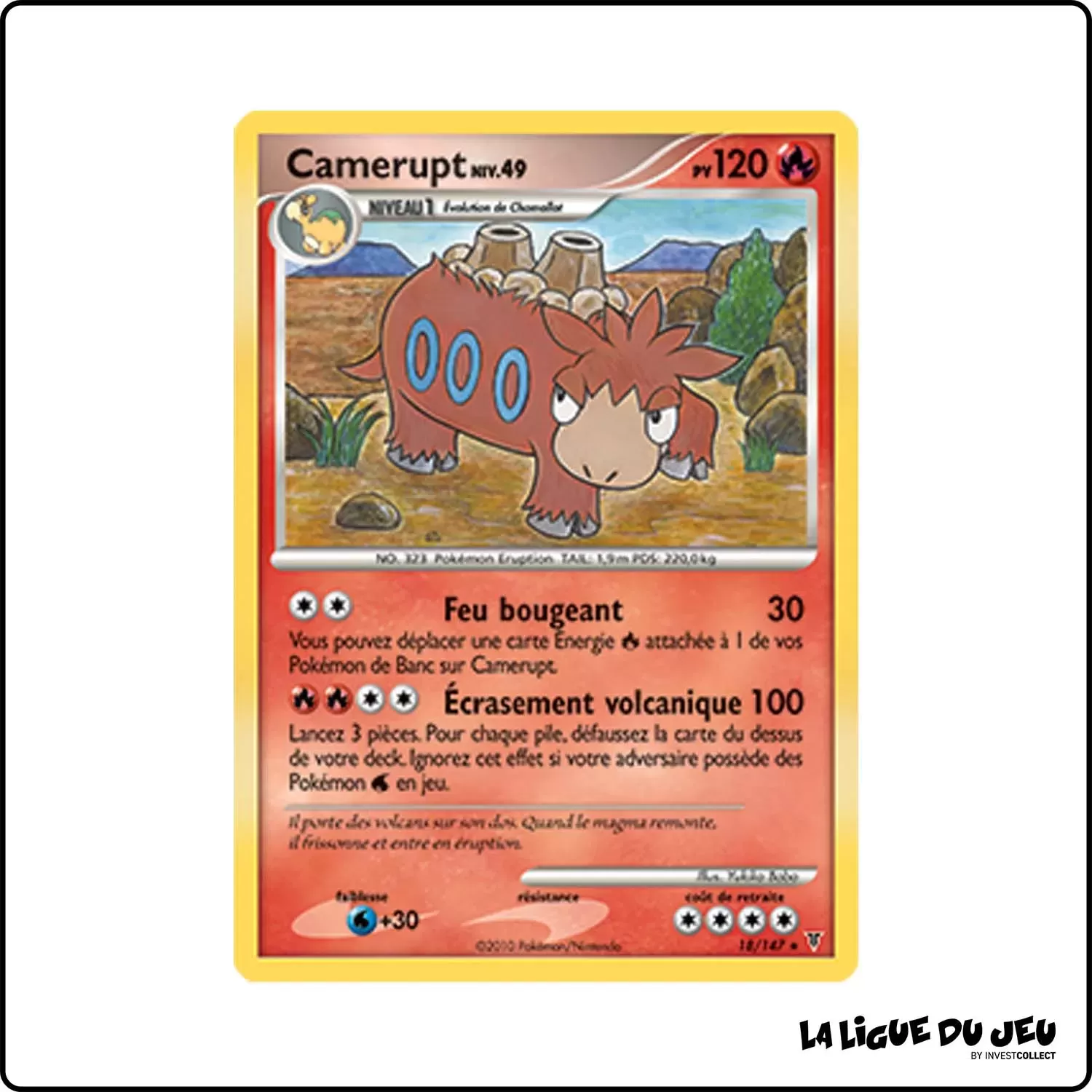 Rare - Pokemon - Vainqueurs Suprêmes - Camerupt 18/147 Pokemon Company - 1