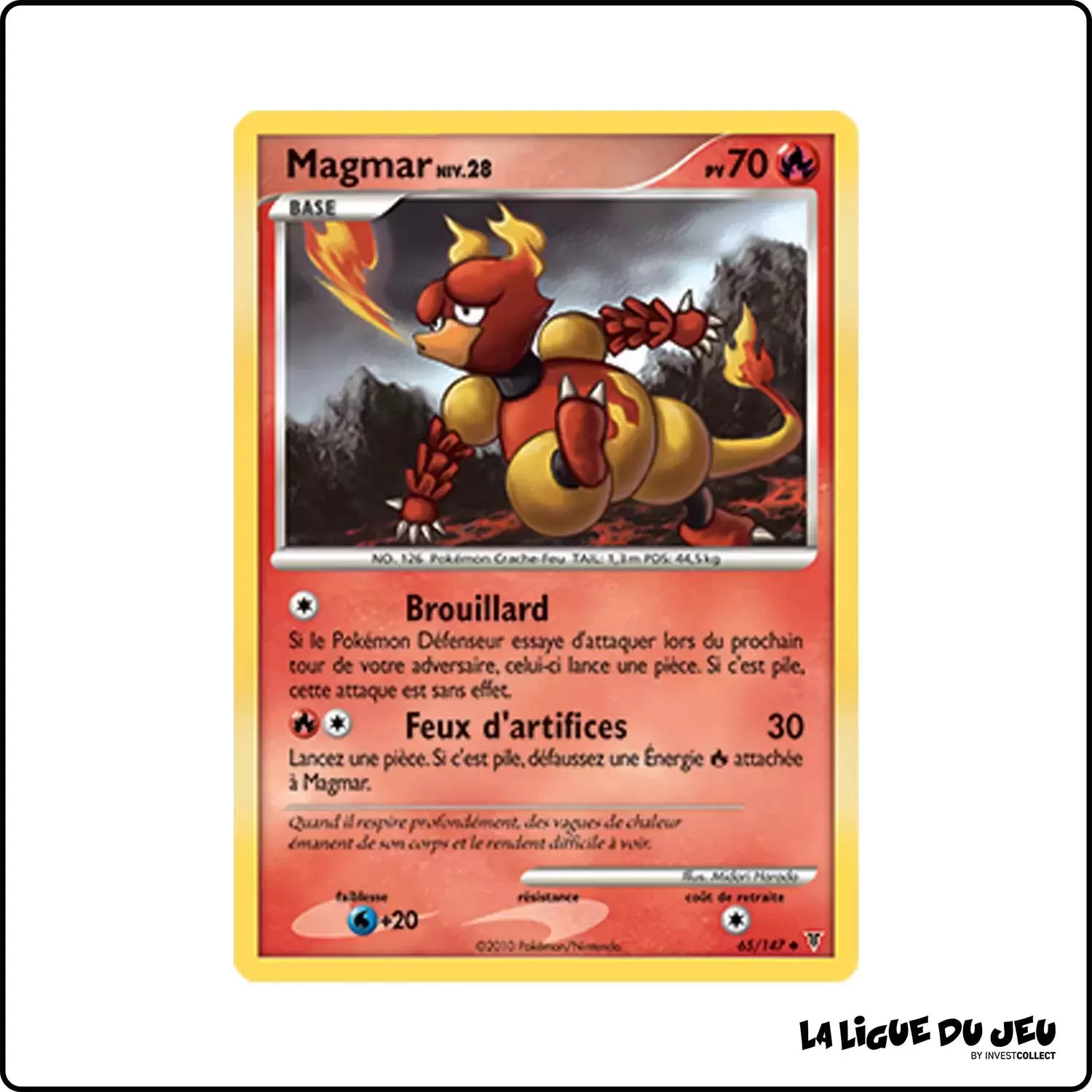 Peu commune - Pokemon - Vainqueurs Suprêmes - Magmar 65/147 Pokemon Company - 1