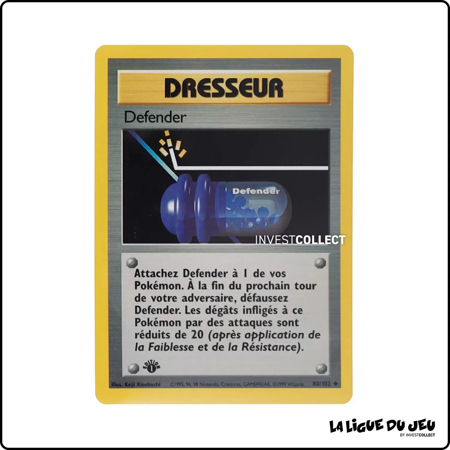 Peu Commune - Pokemon - Set de Base - Defender 80/102 Wizards - 1