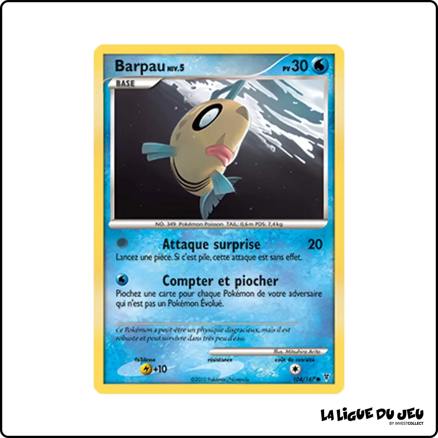 Commune - Pokemon - Vainqueurs Suprêmes - Barpau 104/147 Pokemon Company - 1