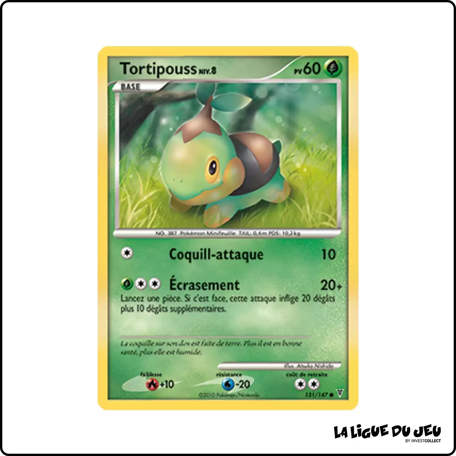 Commune - Pokemon - Vainqueurs Suprêmes - Tortipouss 131/147 Pokemon Company - 1