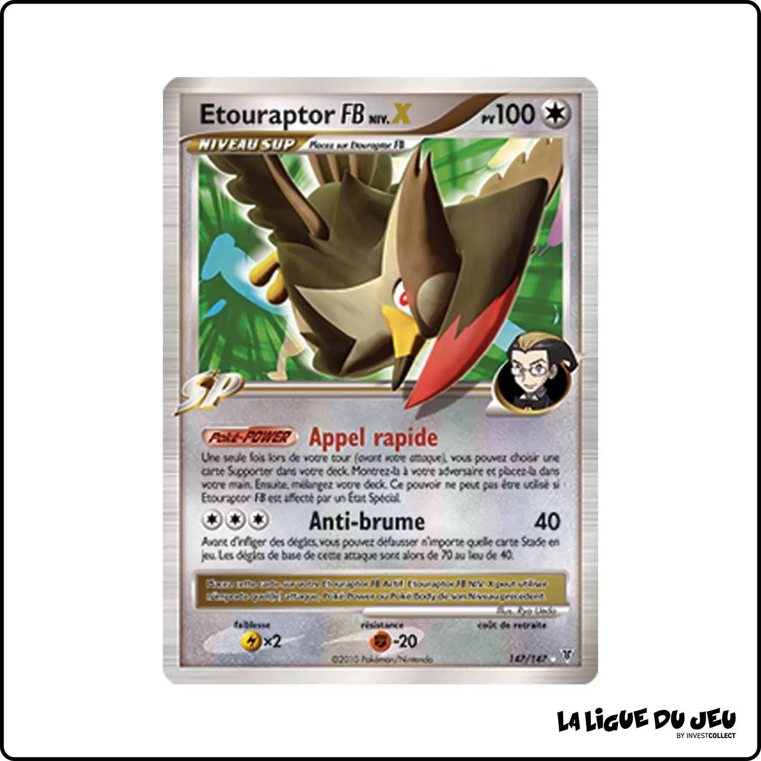 Ultra - Pokemon - Vainqueurs Suprêmes - Etouraptor Frontier Brain NIV.X 147/147 Pokemon Company - 1