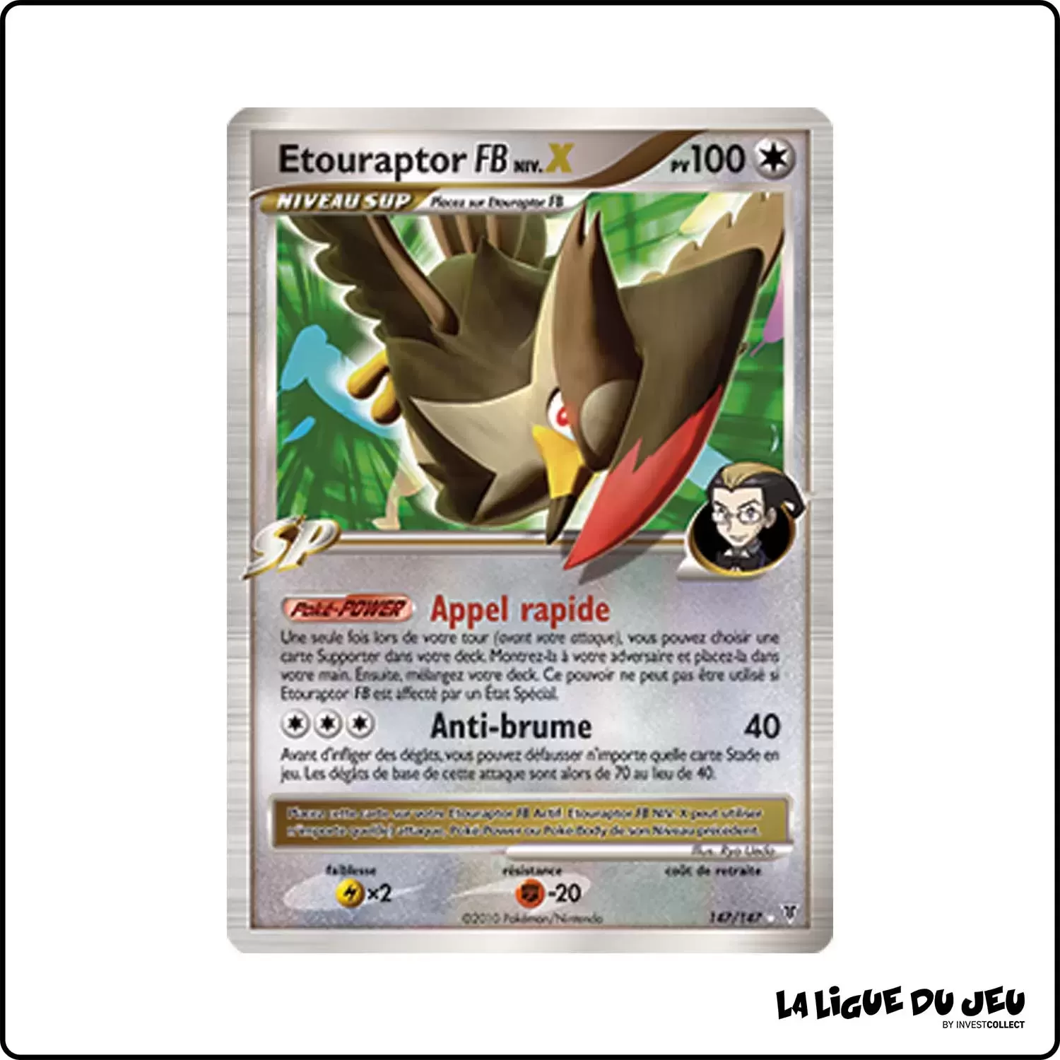 Ultra - Pokemon - Vainqueurs Suprêmes - Etouraptor Frontier Brain NIV.X 147/147 Pokemon Company - 1