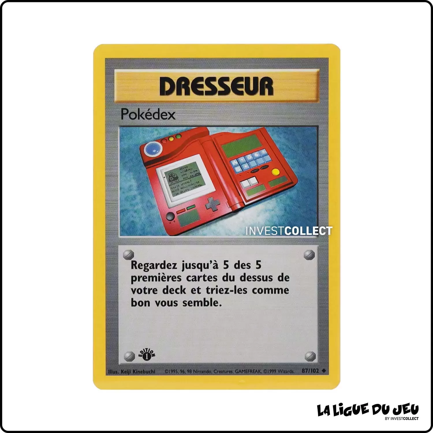 Peu Commune - Pokemon - Set de Base - Pokédex 87/102 Wizards - 1