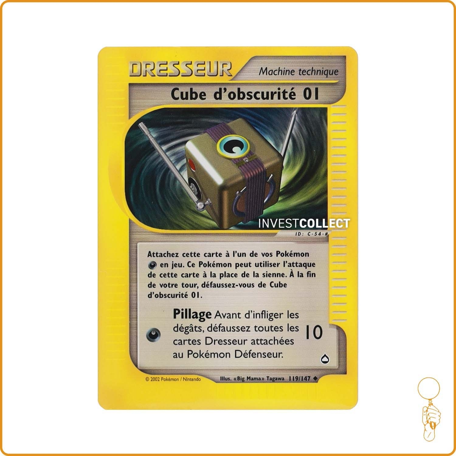 Peu Commune - Pokemon - Aquapolis - Cube d'obscurité 01 119/147 Wizards - 1
