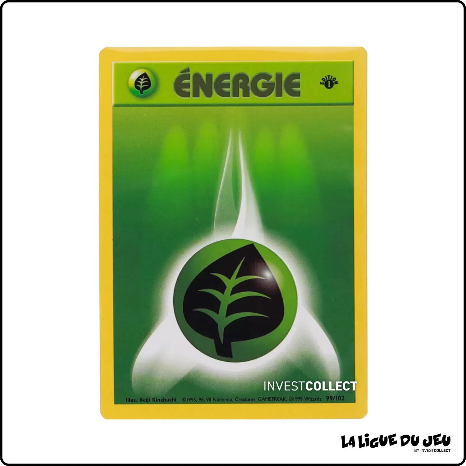 Commune - Pokemon - Set de Base - Énergie Plante 99/102 Wizards - 1