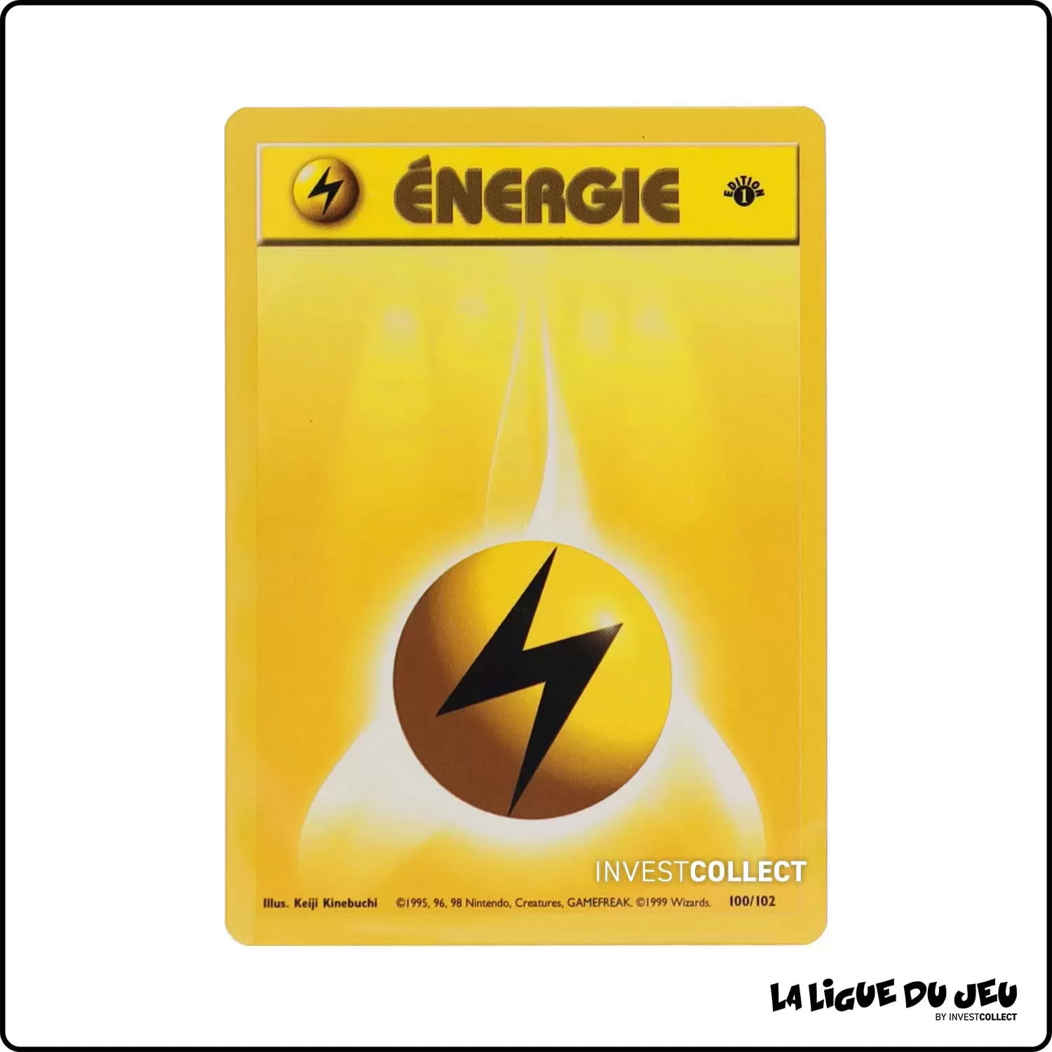 Commune - Pokemon - Set de Base - Énergie Électrique 100/102 Wizards - 1