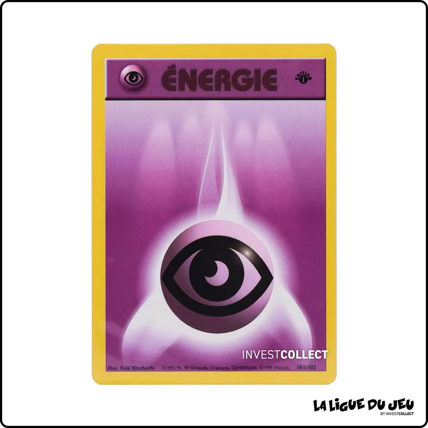 Commune - Pokemon - Set de Base - Énergie Psy 101/102 Wizards - 1