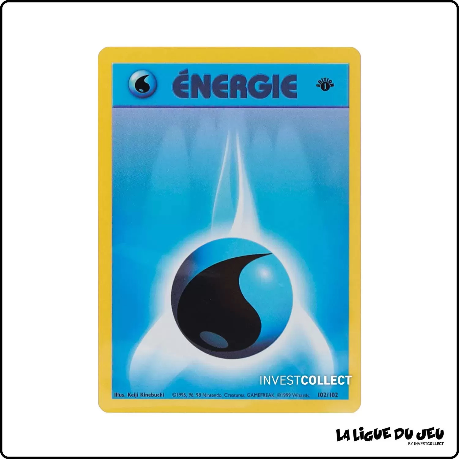 Commune - Pokemon - Set de Base - Énergie Eau 102/102 Wizards - 1