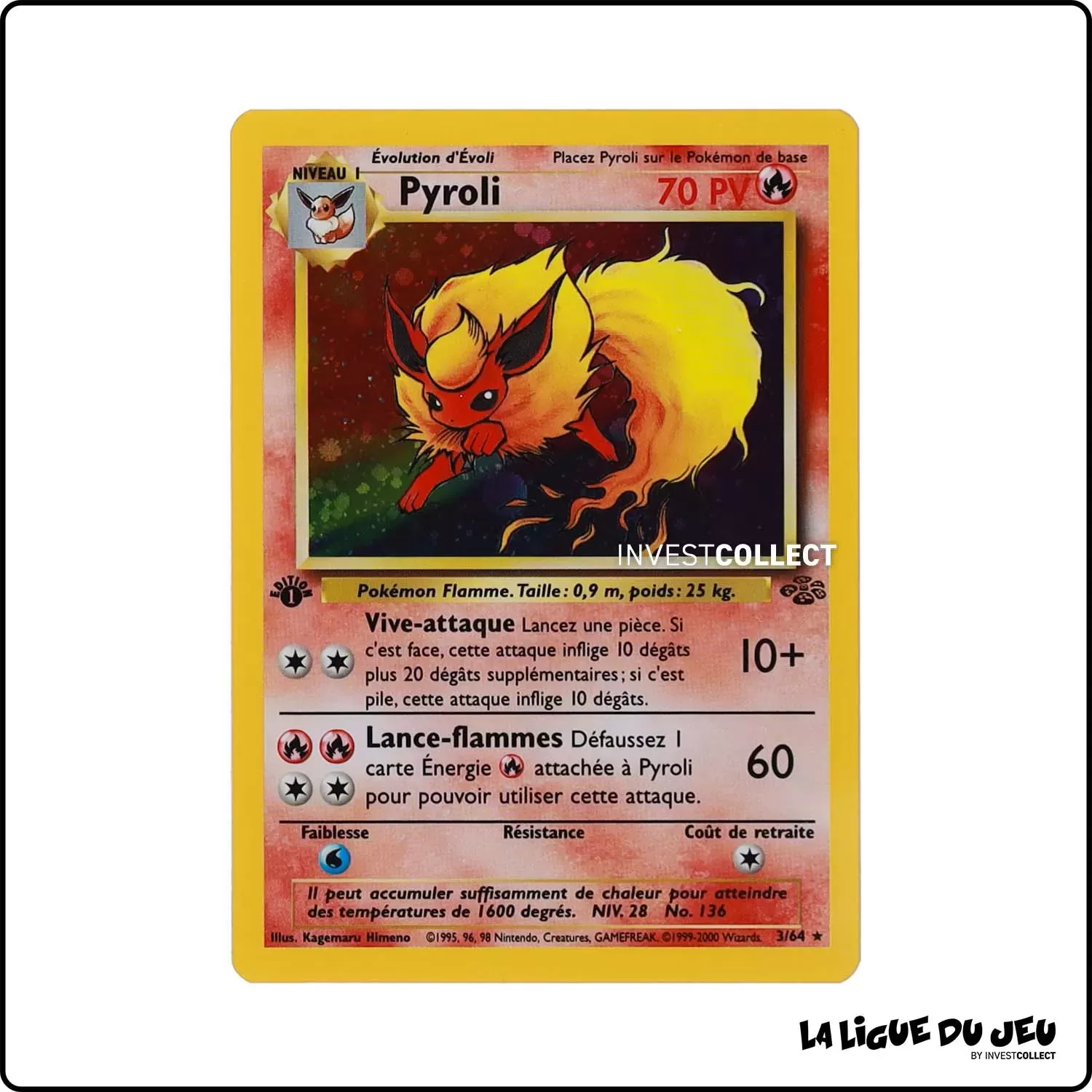 Holo - Pokemon - Jungle - Pyroli 3/64