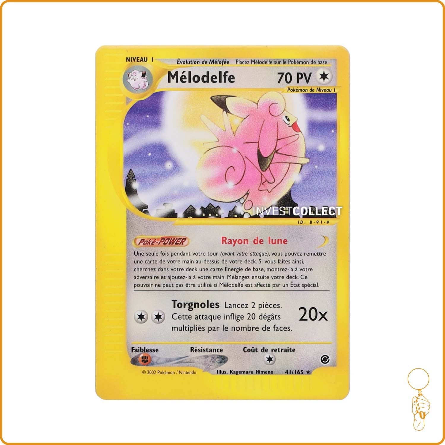 Rare - Pokemon - Expedition - Mélodelfe 41/165 Wizards - 1