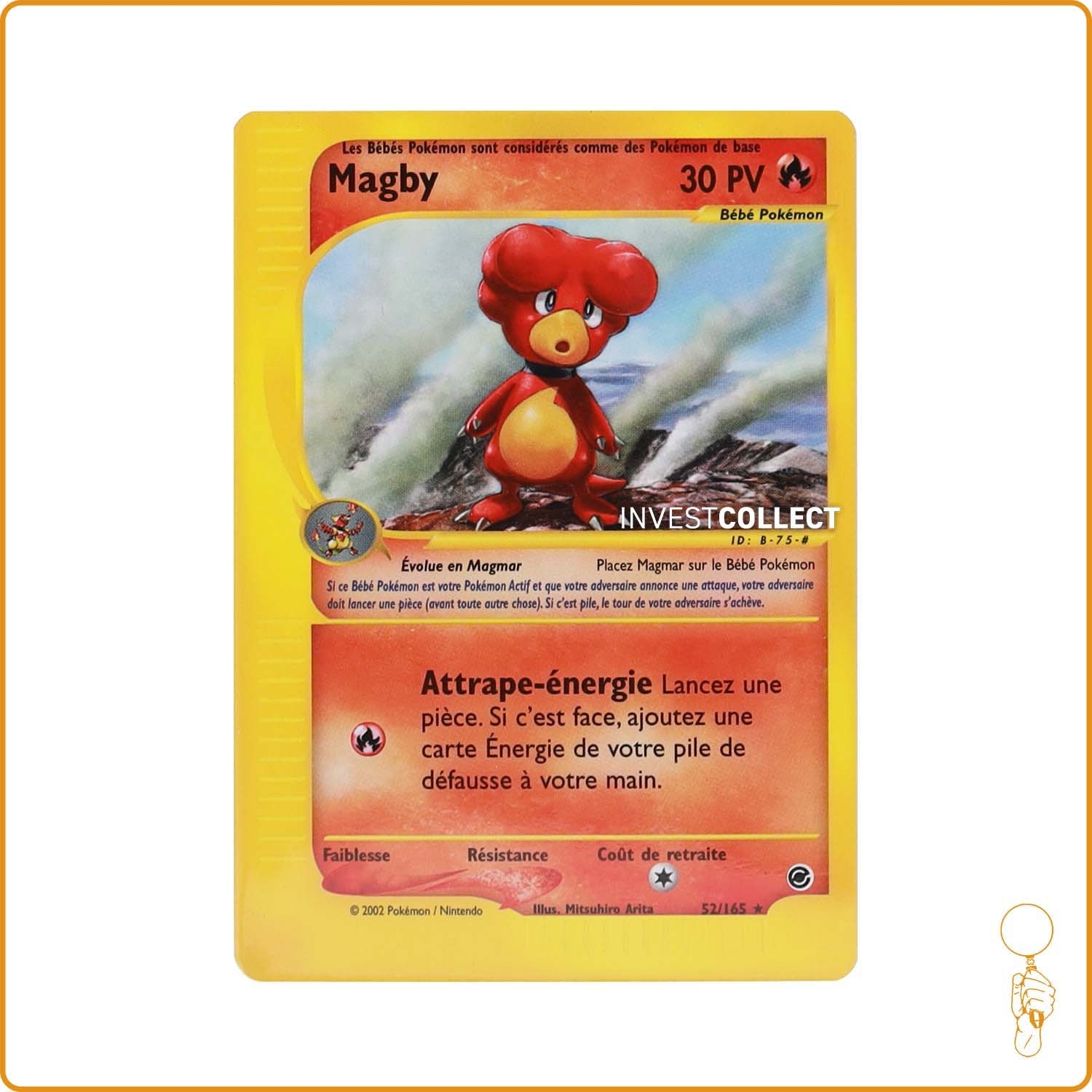 Rare - Pokemon - Expedition - Magby 52/165 Wizards - 1
